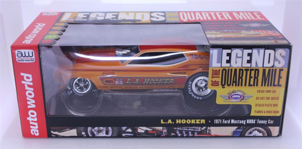 1971 LA Hooker Mustang Funny Car 1:18 NHRA Diecast