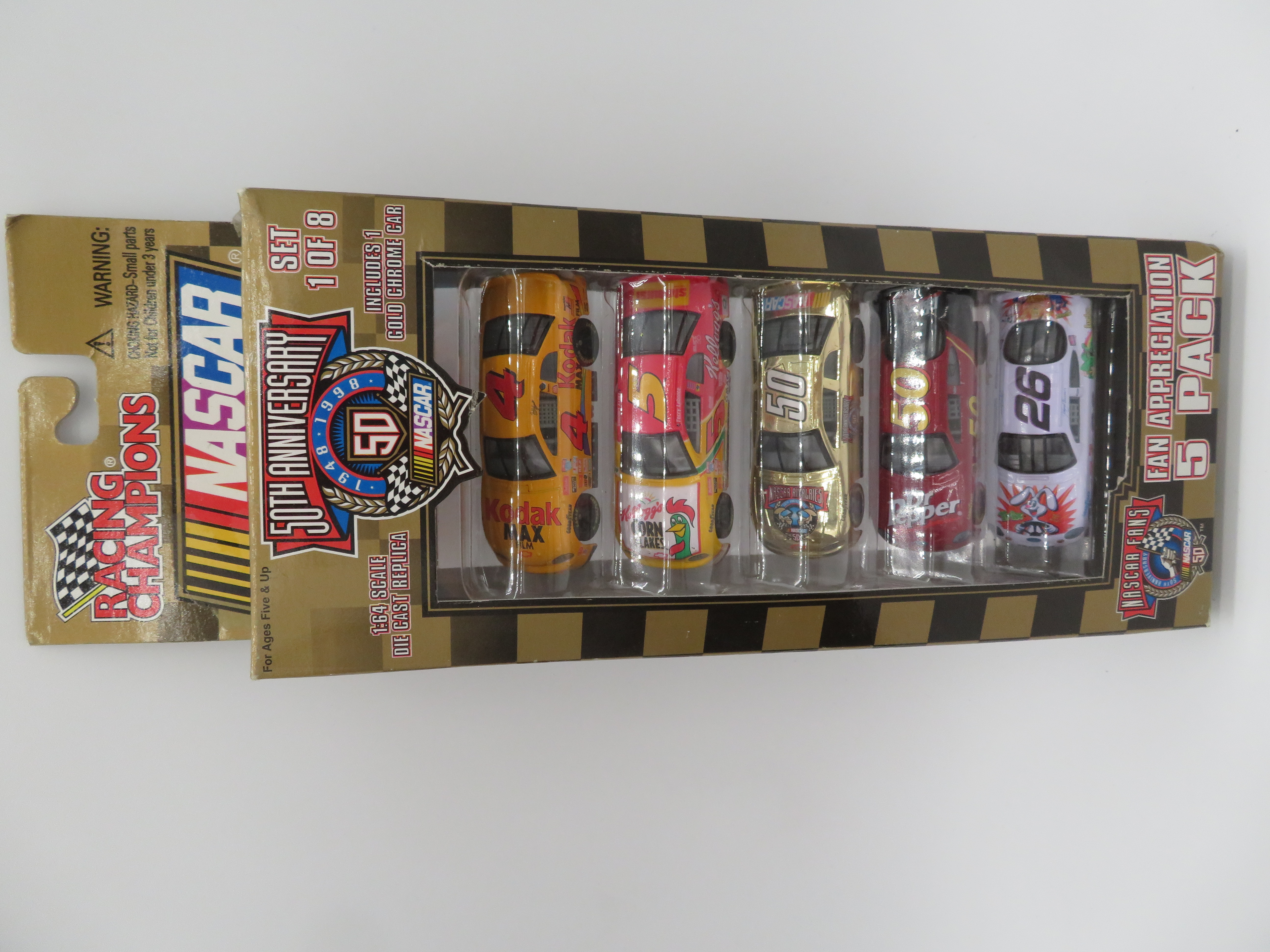 1998 Fan Appreciation 5 pack 1:64 Set 1 Of 8 Racing Champions
