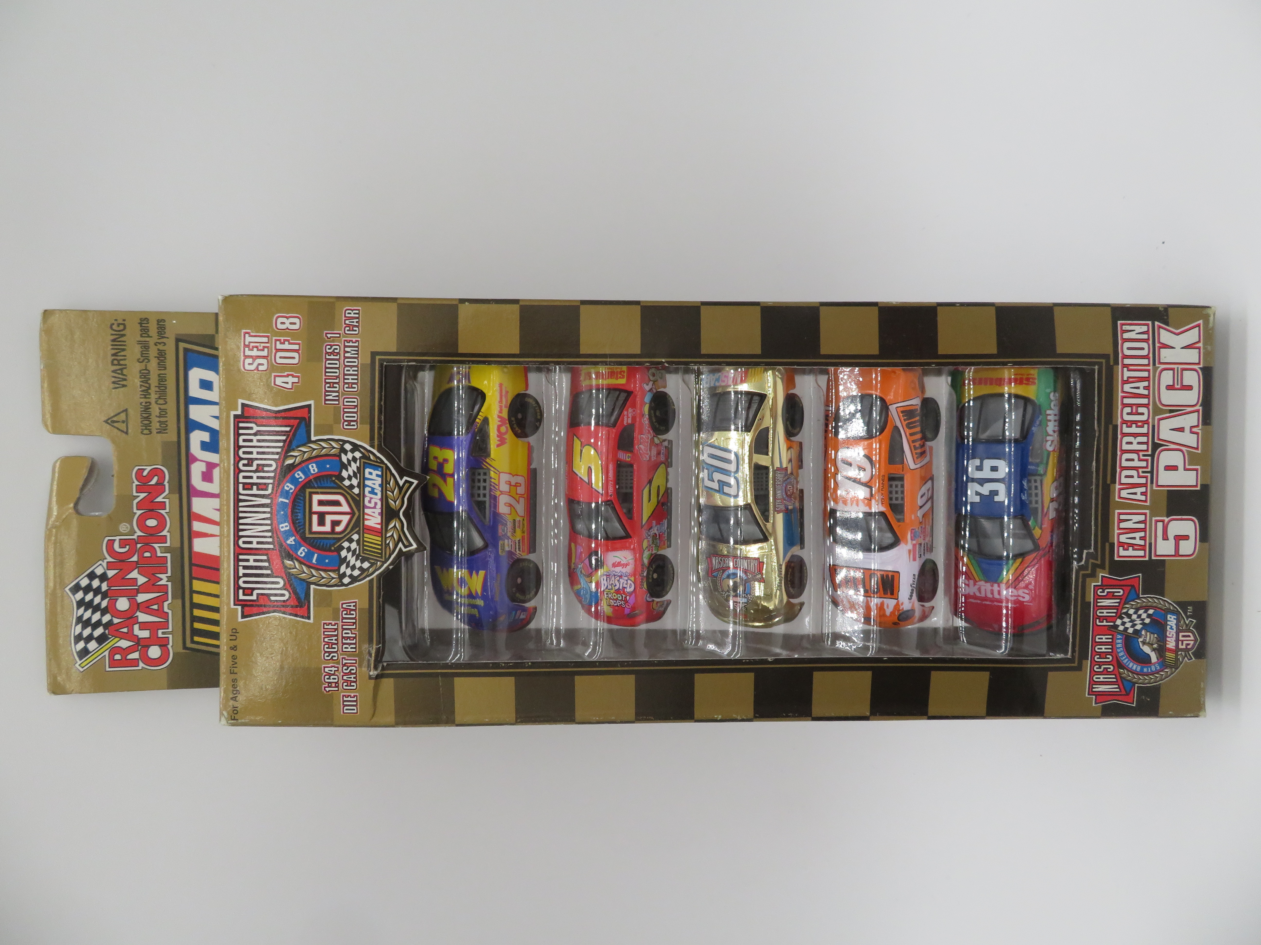 1998 Fan Appreciation 5 pack 1:64 Set 4 Of 8 Racing Champions