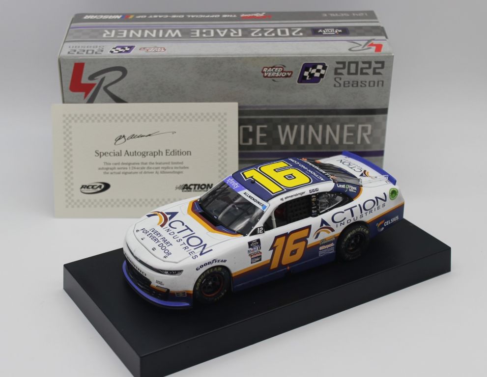 Action 1:24 AJ Allmendinger 2022 Roval Win - Kaulig Racing Nascar Diecast