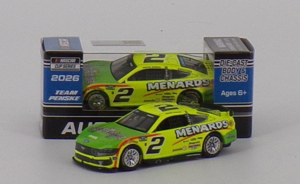 Austin Cindric 2026 Menards / Frogtape 1:64 Nascar Diecast