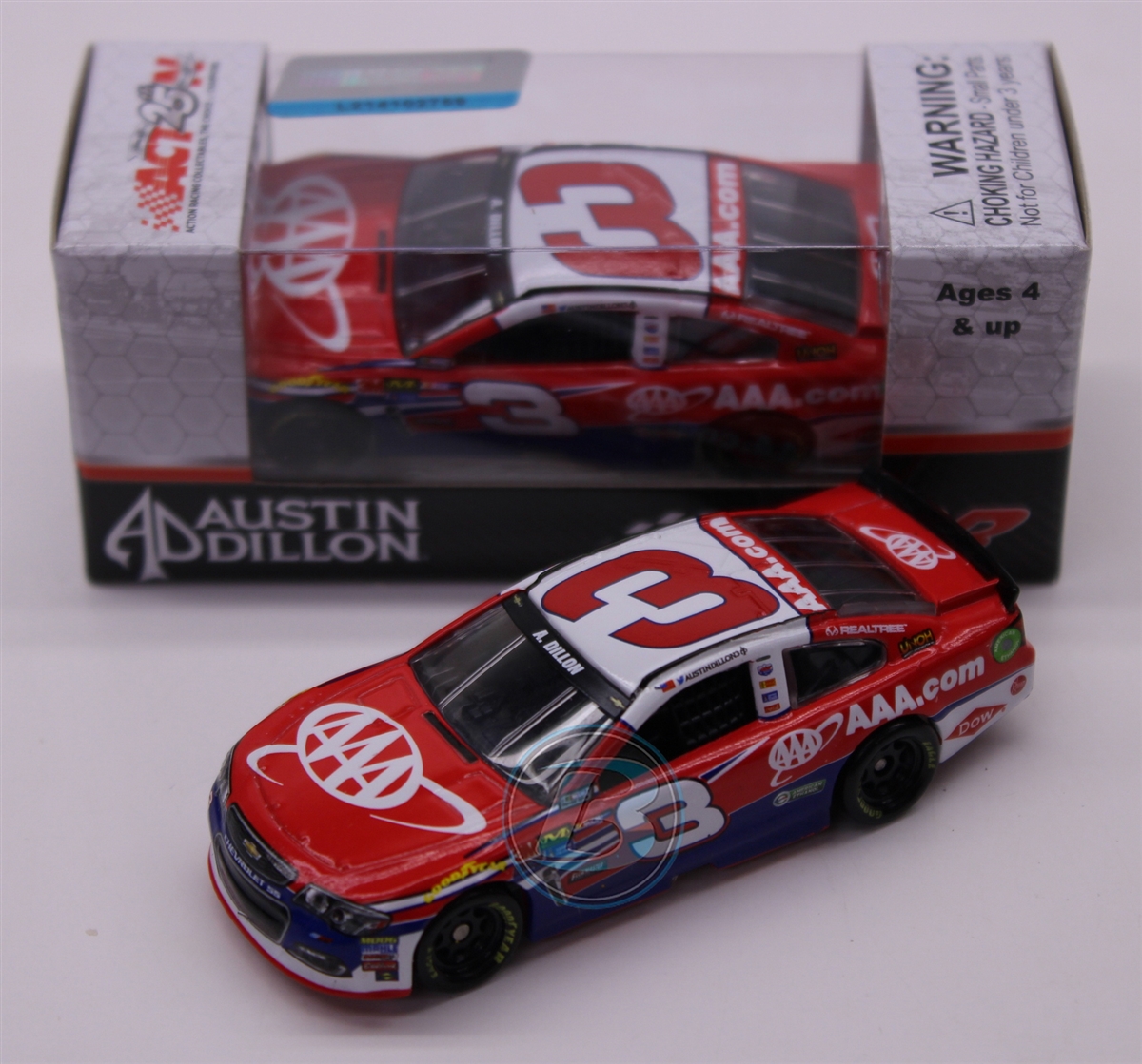 Austin Dillon #3 Dow Salutes Vets Charlotte Win 2017 SS NASCAR Action 1 64 for sale online 