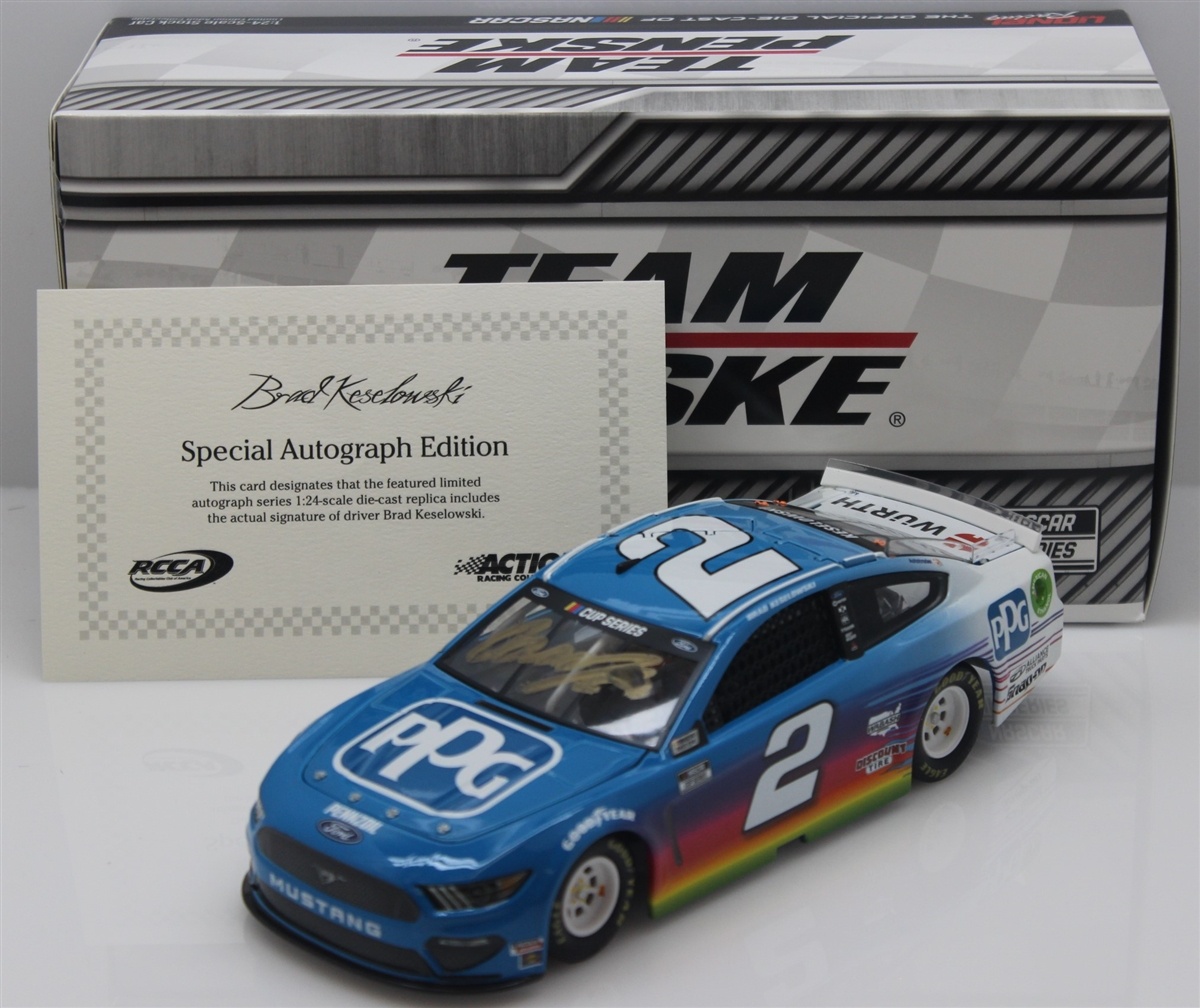 2015 Brad Keselowski 1/24 NASCAR WURTH Diecast Lionel Race Car Penske 1 of 661 for sale online 