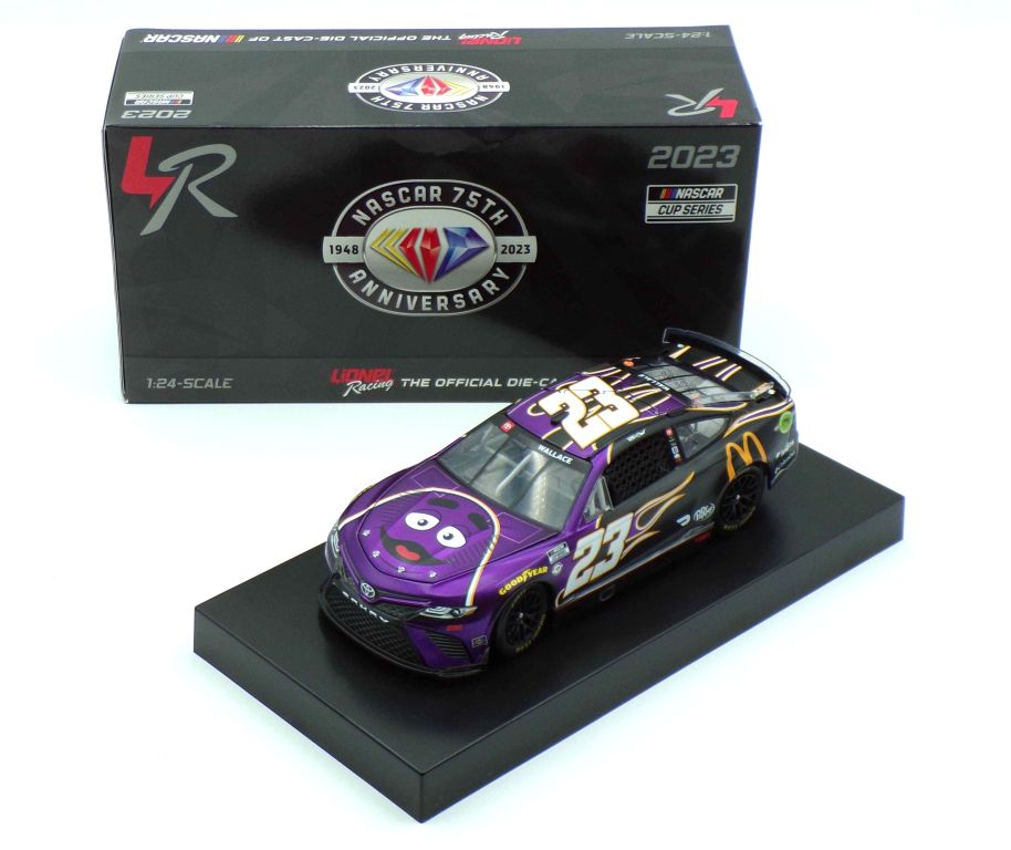 Bubba Wallace 2023 McDonald's Grimace 1:24 Liquid Color Nascar Diecast