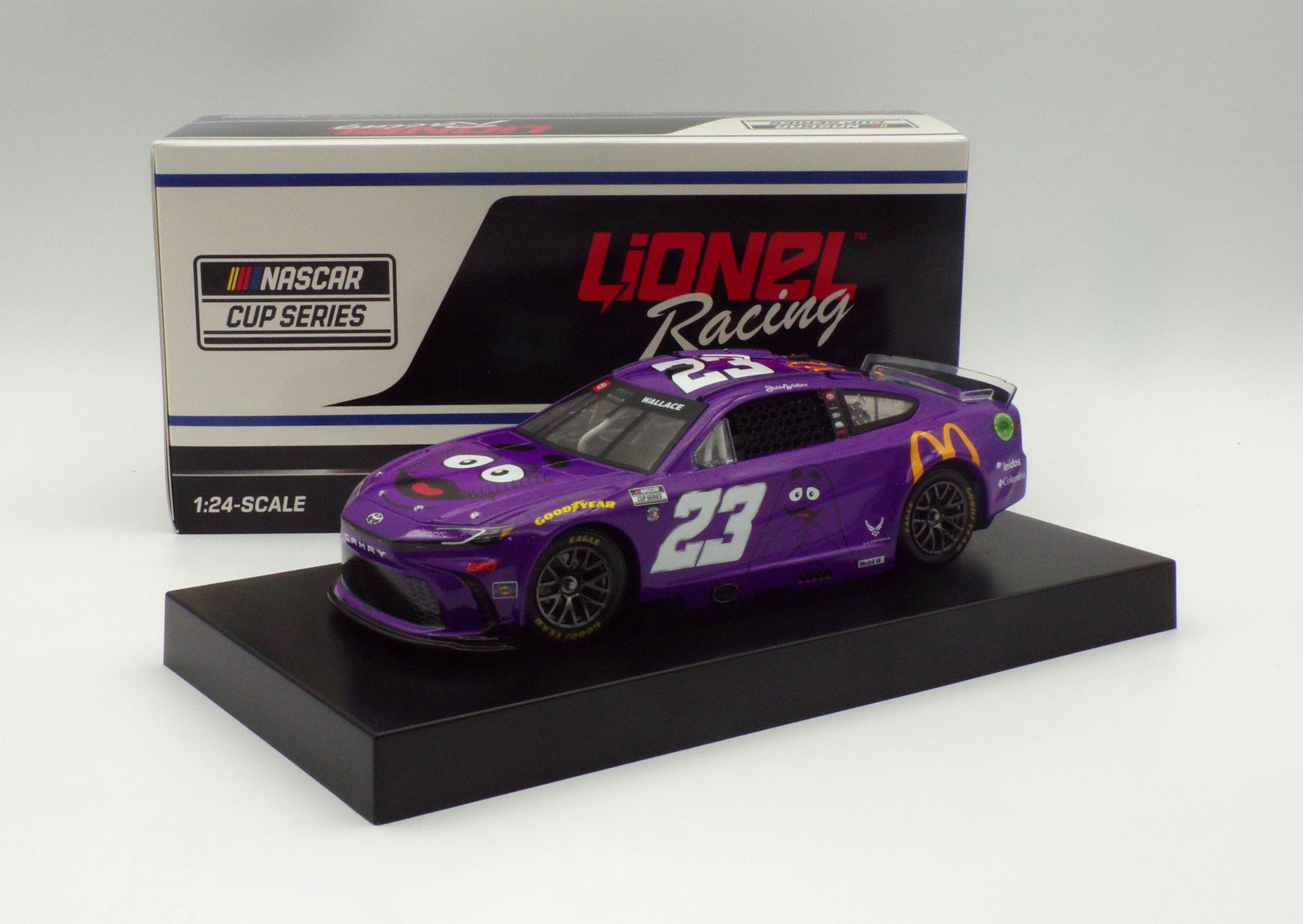 ミニカー 1/24 NASCAR Bubba Wallace 23 McDonald's Bubba Wallace 2024 McDonald's Grimace 1:24 Nascar Diecast