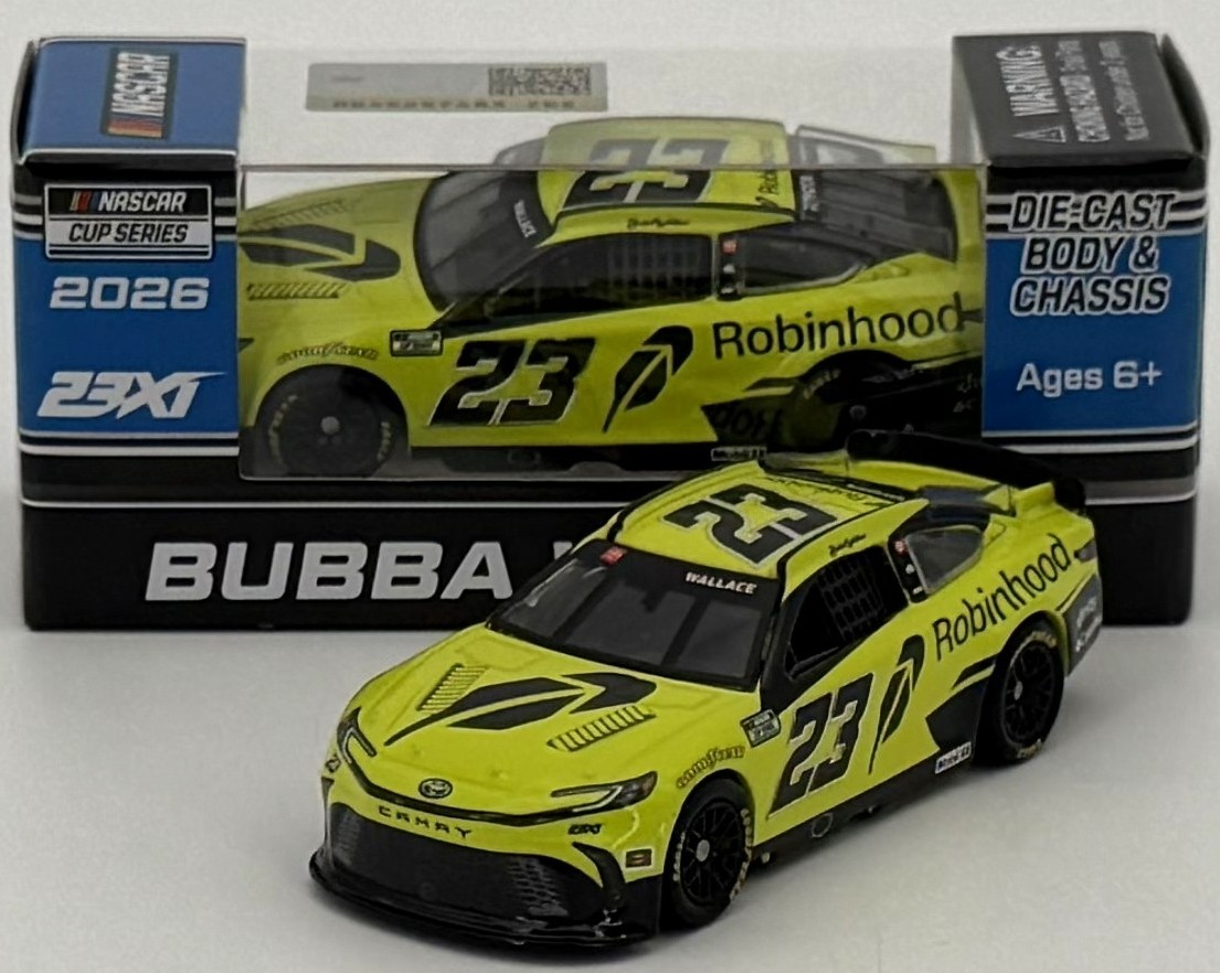 Bubba Wallace 2026 Robinhood 1:64 Nascar Diecast