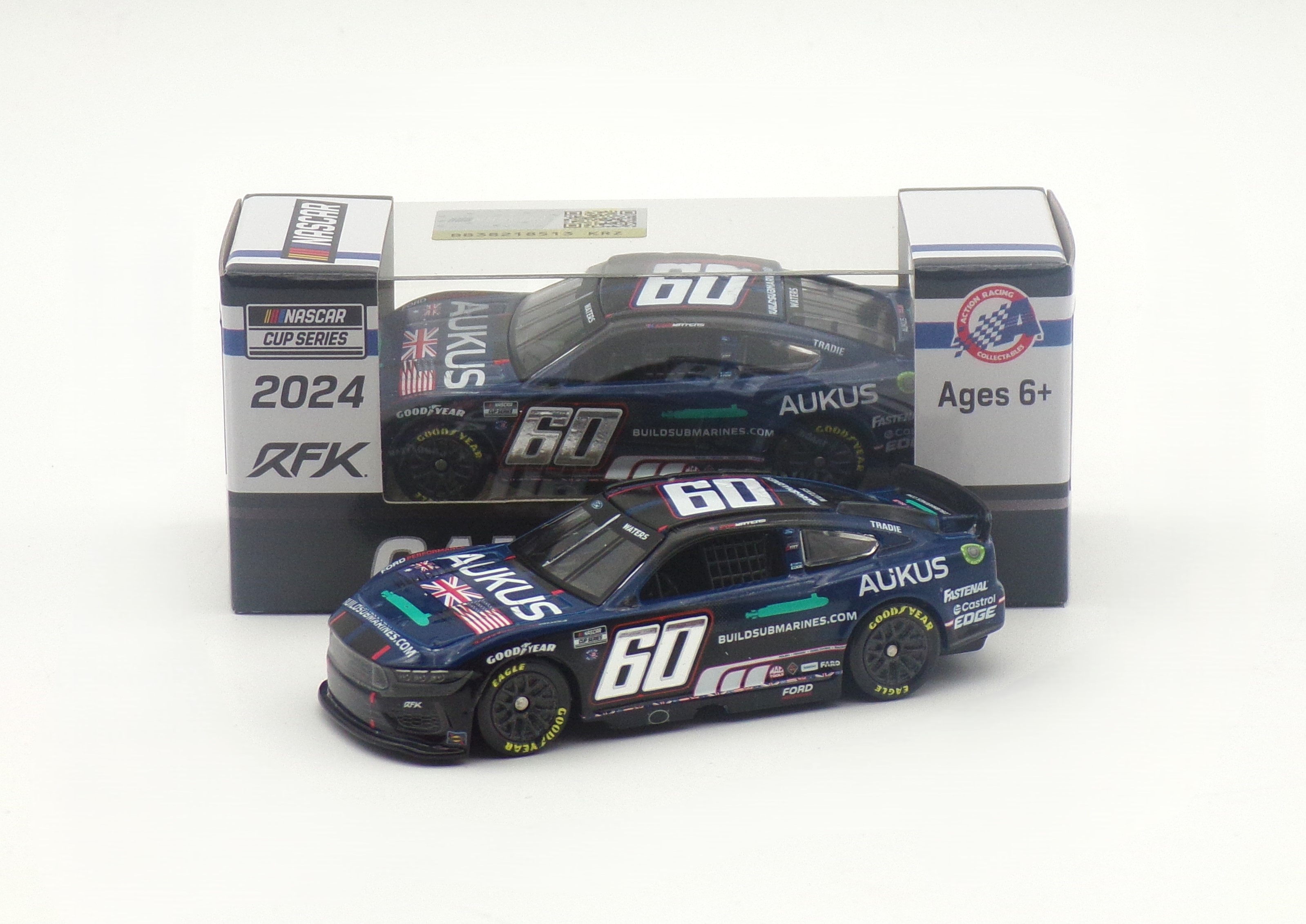 Cam Waters 2024 Buildsubmarines.com / Aukus 1:64 Nascar Diecast