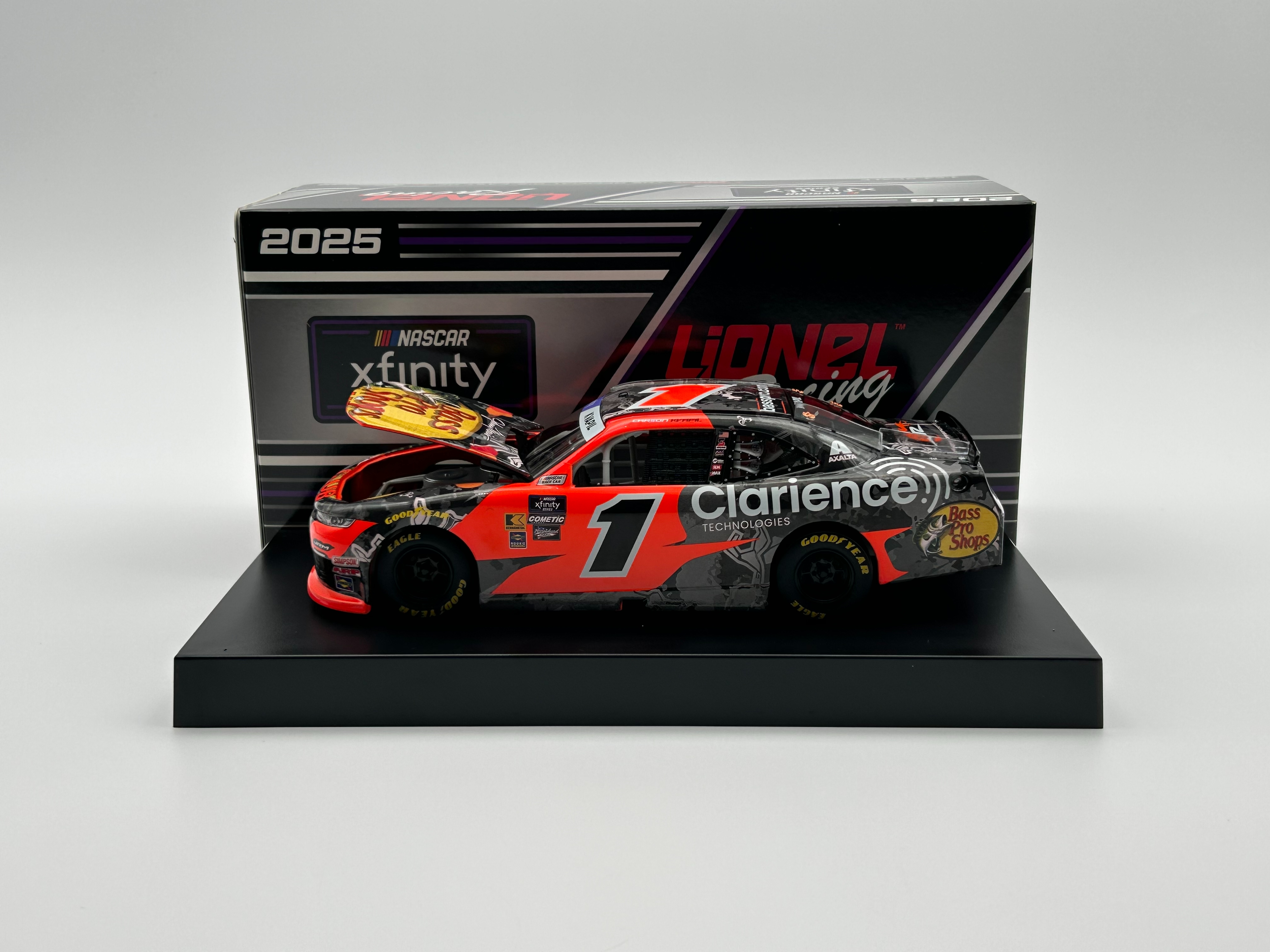 Carson Kvapil 2025 Bass Pro Shops 1:24 Nascar Diecast