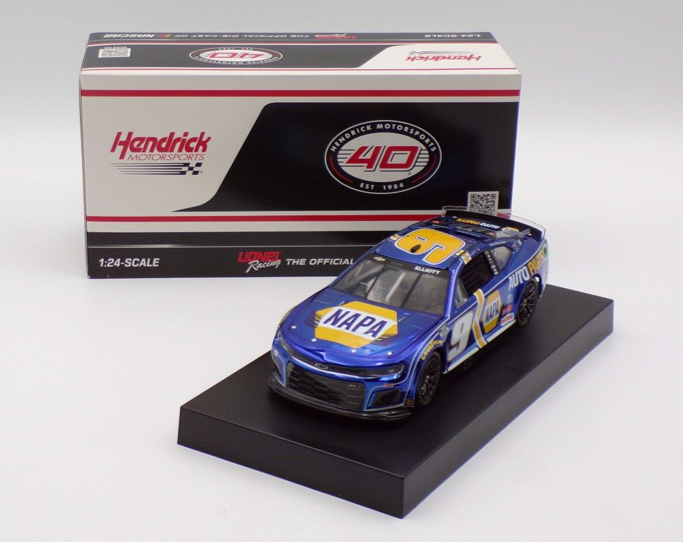 Chase Elliott 2024 NAPA Auto Parts 1:24 Color Chrome Nascar Diecast