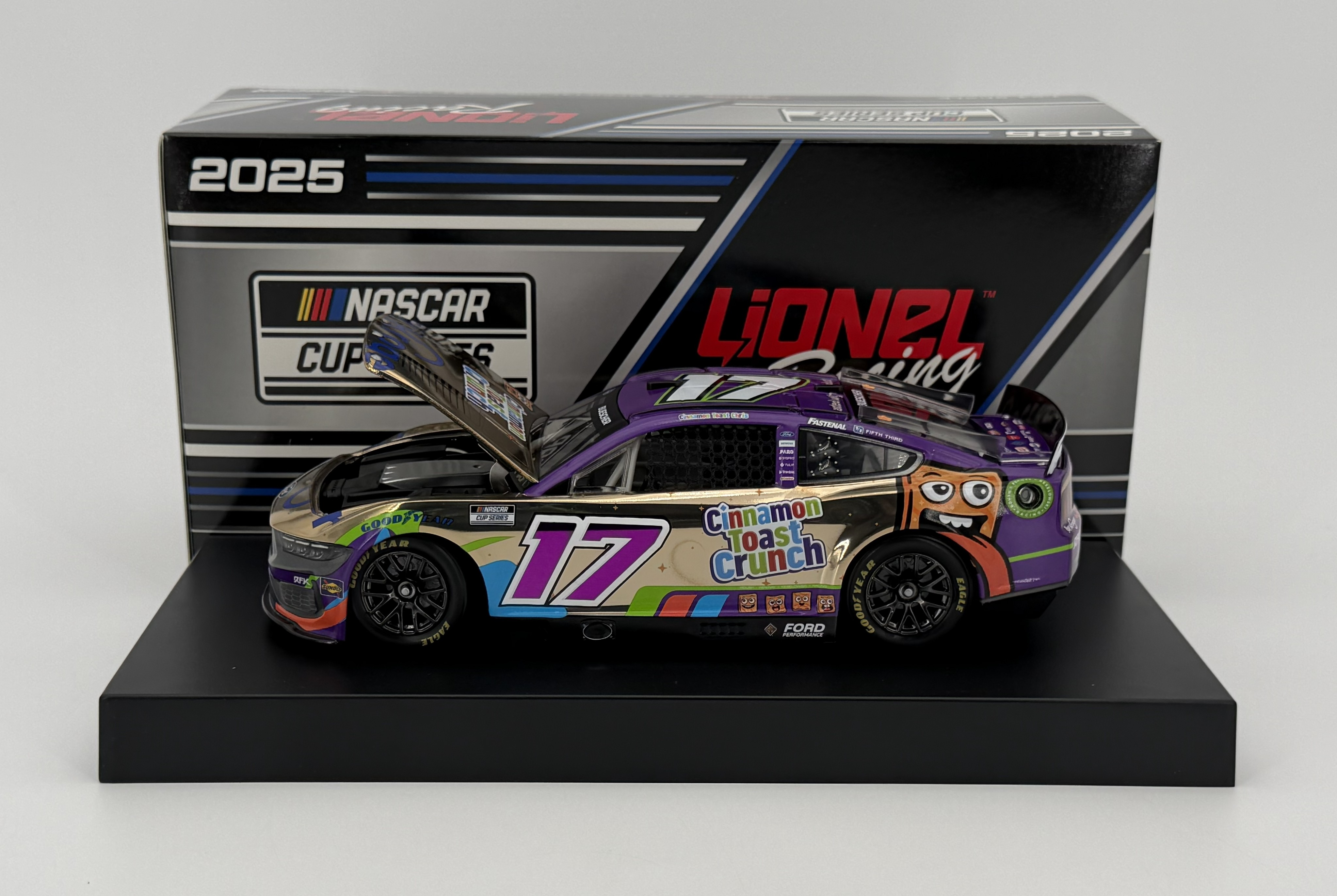 Chris Buescher 2025 Kroger/Cinnamon Toast Crunch 1:24 Color Chrome