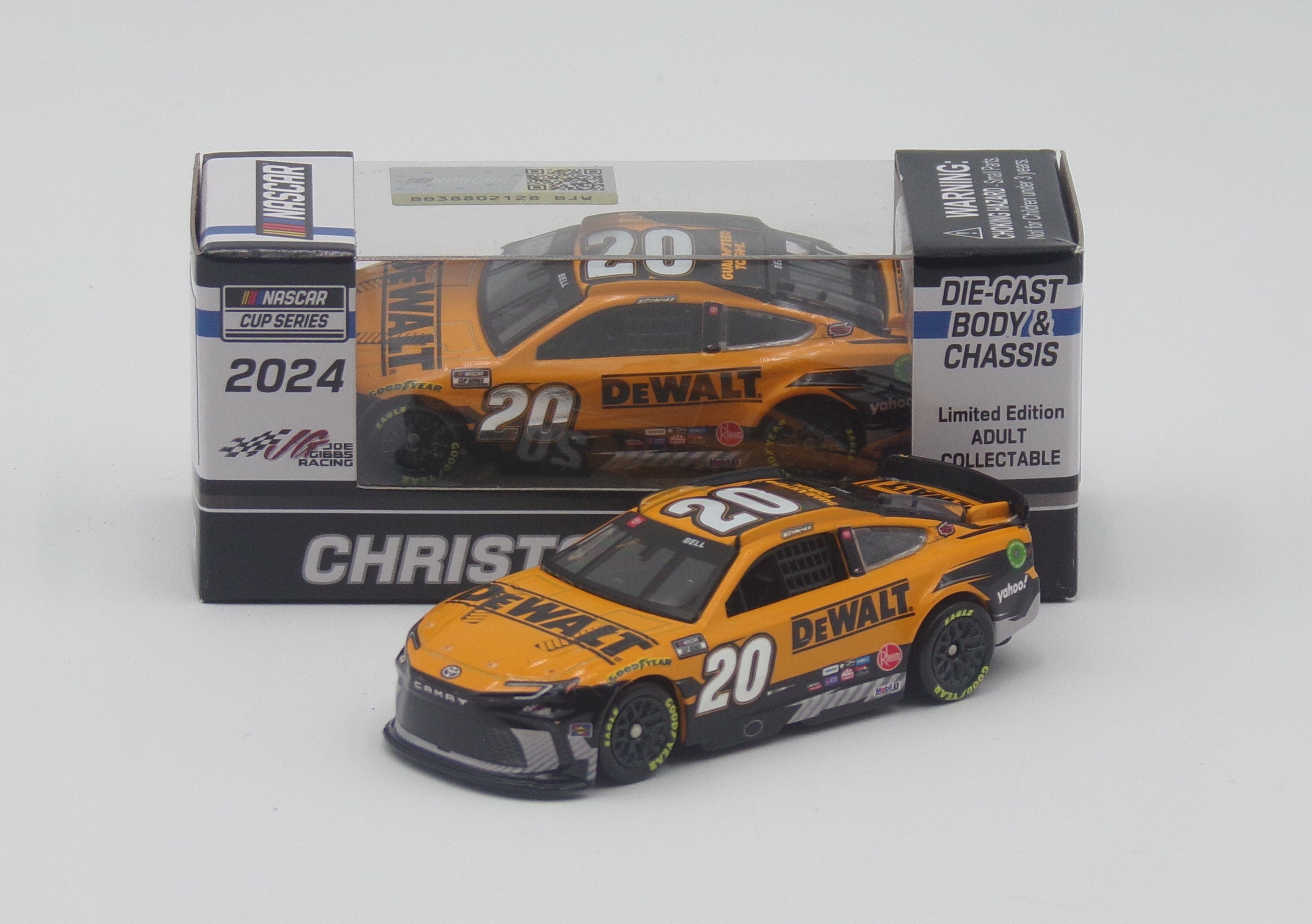 Christopher Bell 2024 Dewalt 1:64 Nascar Diecast Chassis