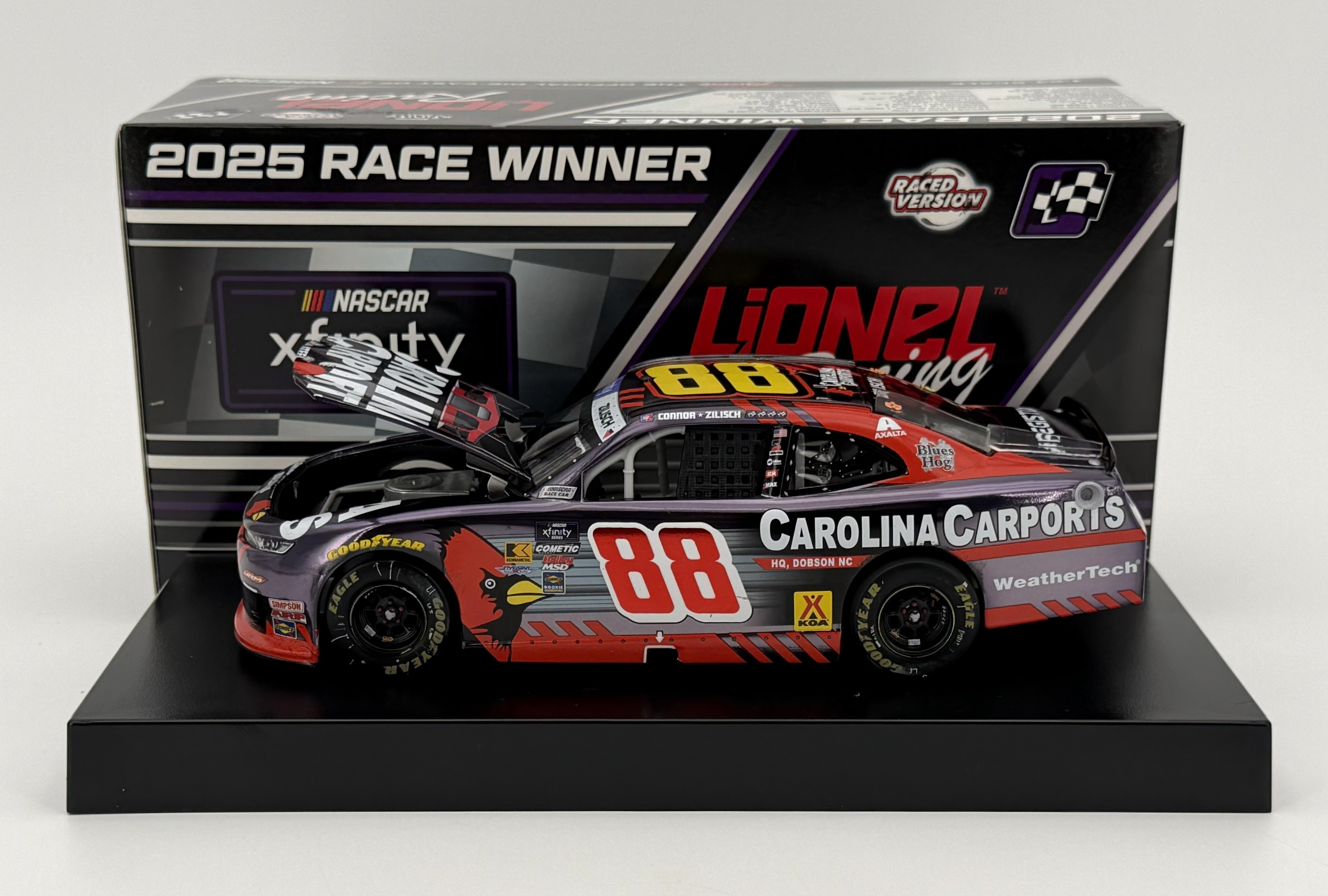Connor Zilisch 2025 Carolina Carports Dover 7/19/25 Race Win 1:24