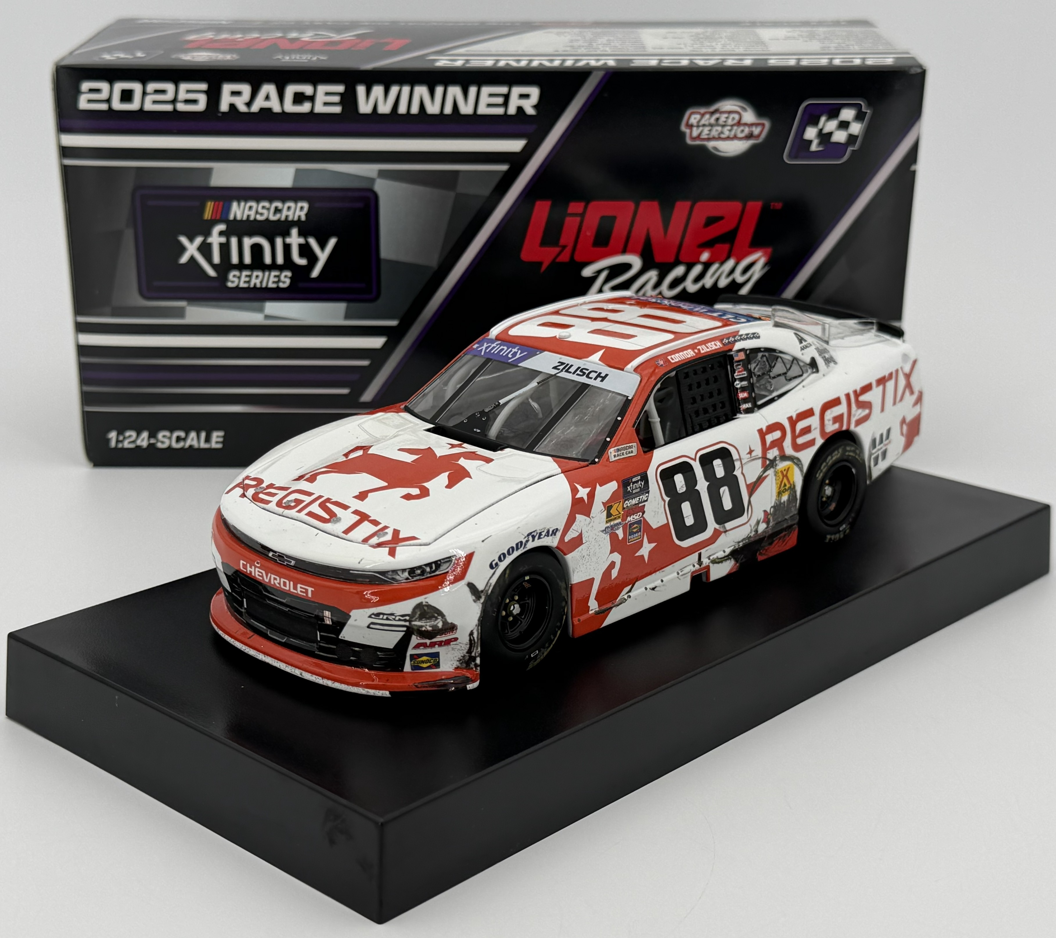 Connor Zilisch 2025 Registix Watkins Glen 8/9/25 Race Win 1:24