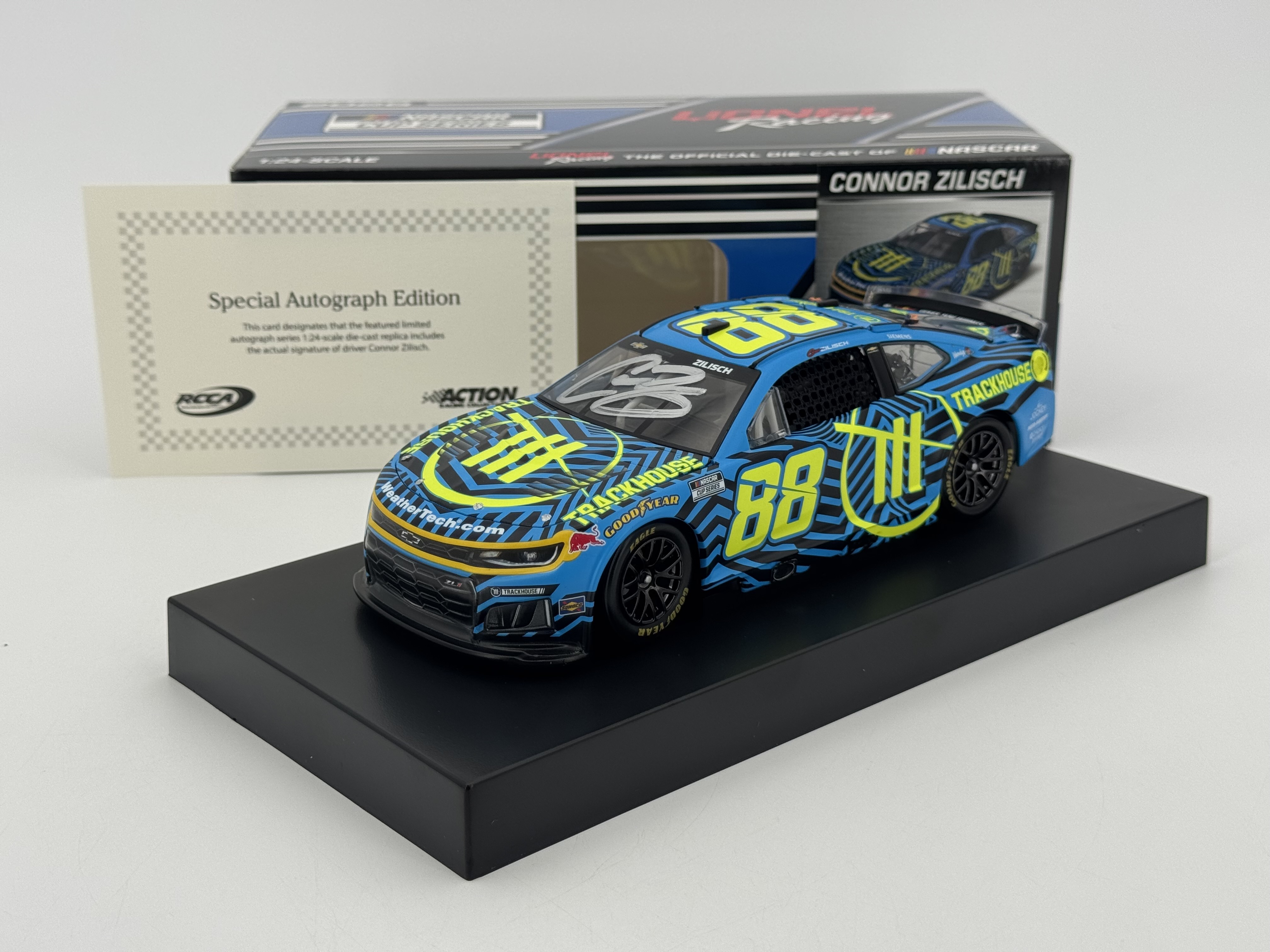 Connor Zilisch Autographed 2026 Trackhouse 1:24 Nascar Diecast