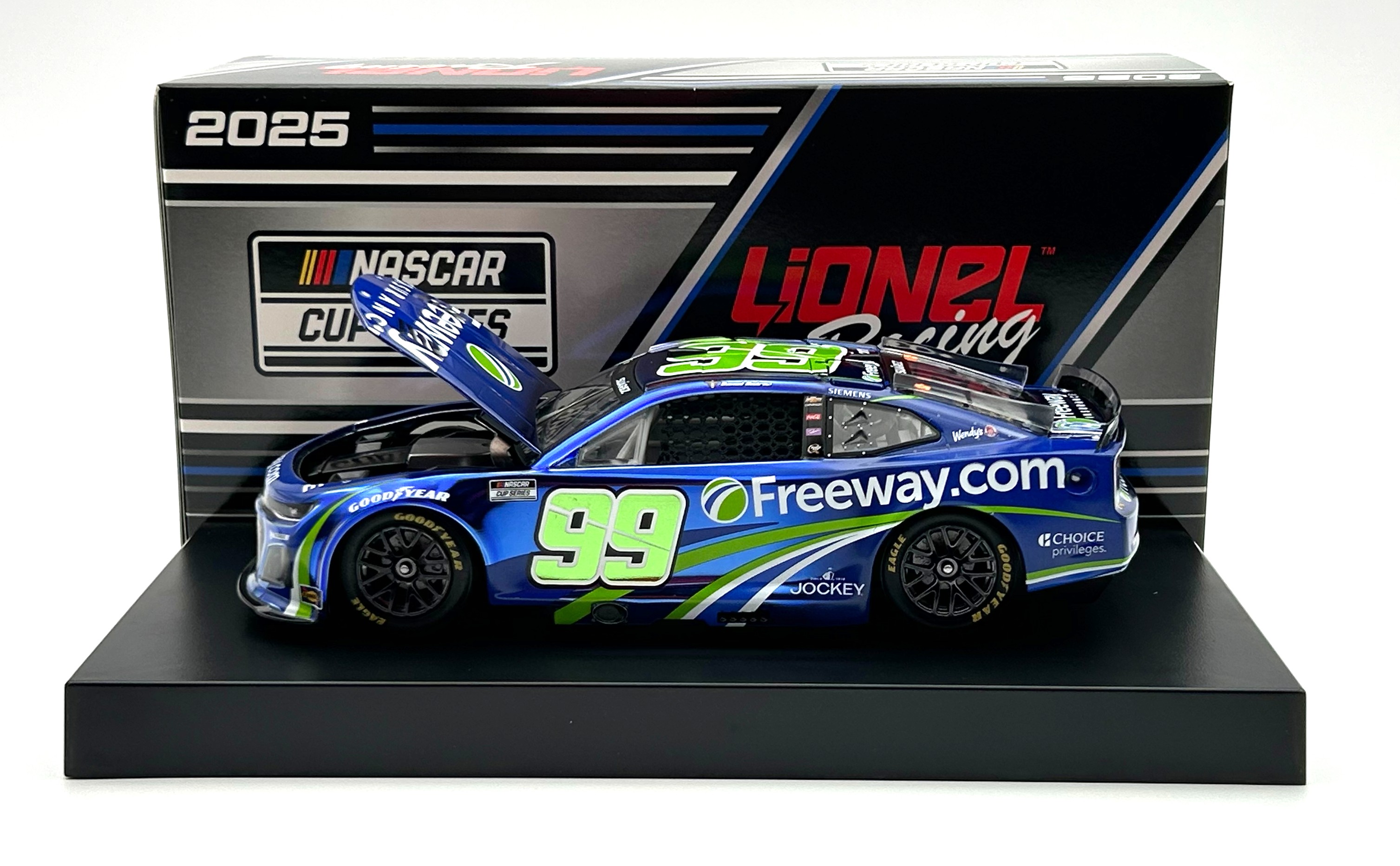 Daniel Suarez 2025 Freeway Insurance Blue 1:24 Color Chrome Nascar
