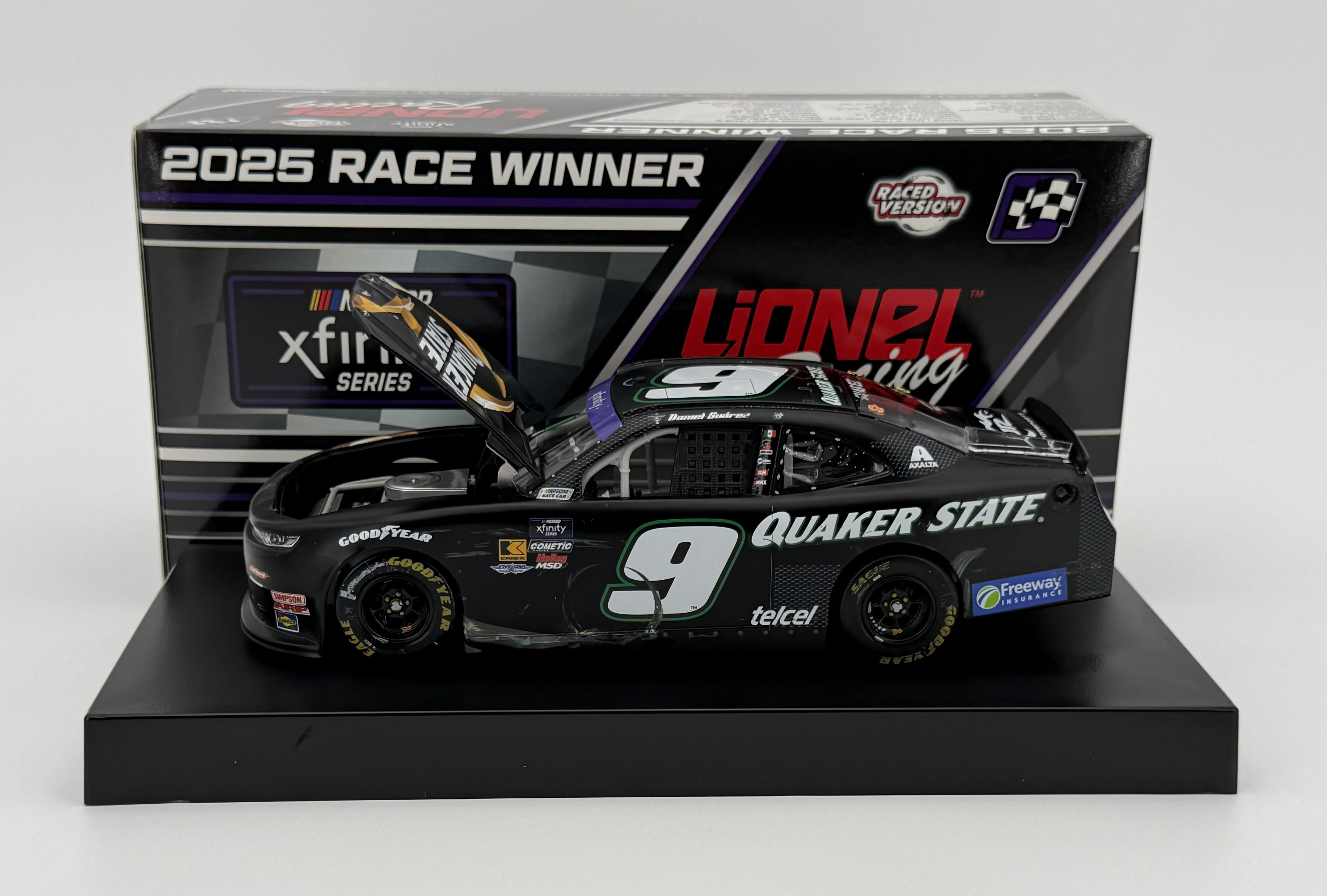 Daniel Suarez 2025 Quarker State Mexico City 6/14/25 Race Win 1:24 Daniel Suarez 2025 Quarker State Mexico City 6/14/25 Race Win 1:24