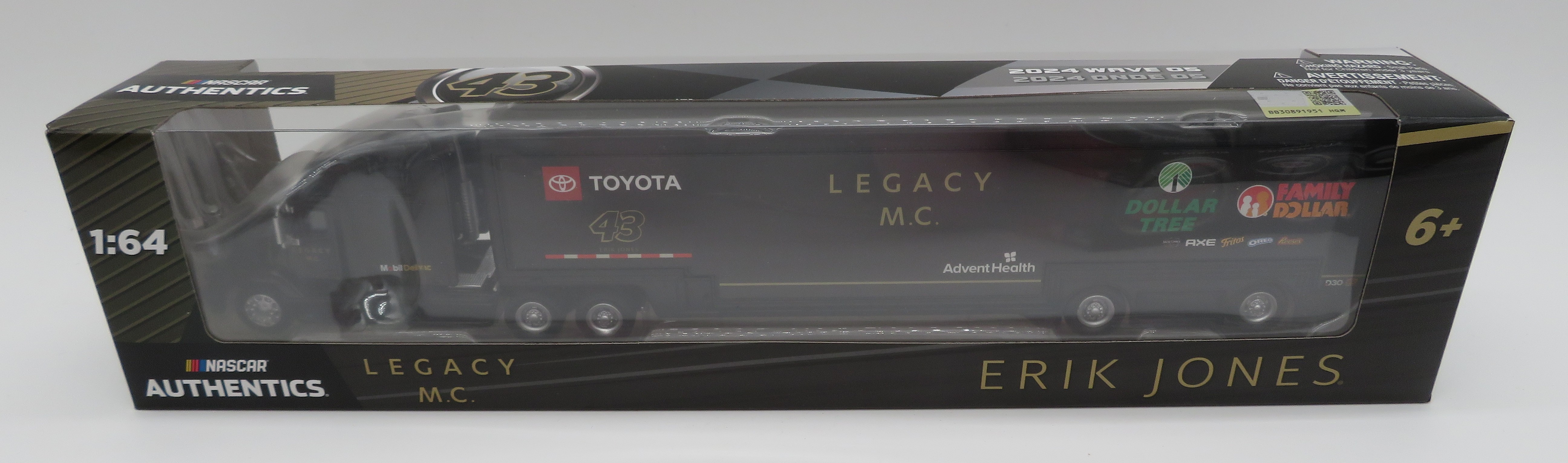 Erik Jones 2024 Legecy Motorsports Wave 1:64 Nascar Authentics Hauler