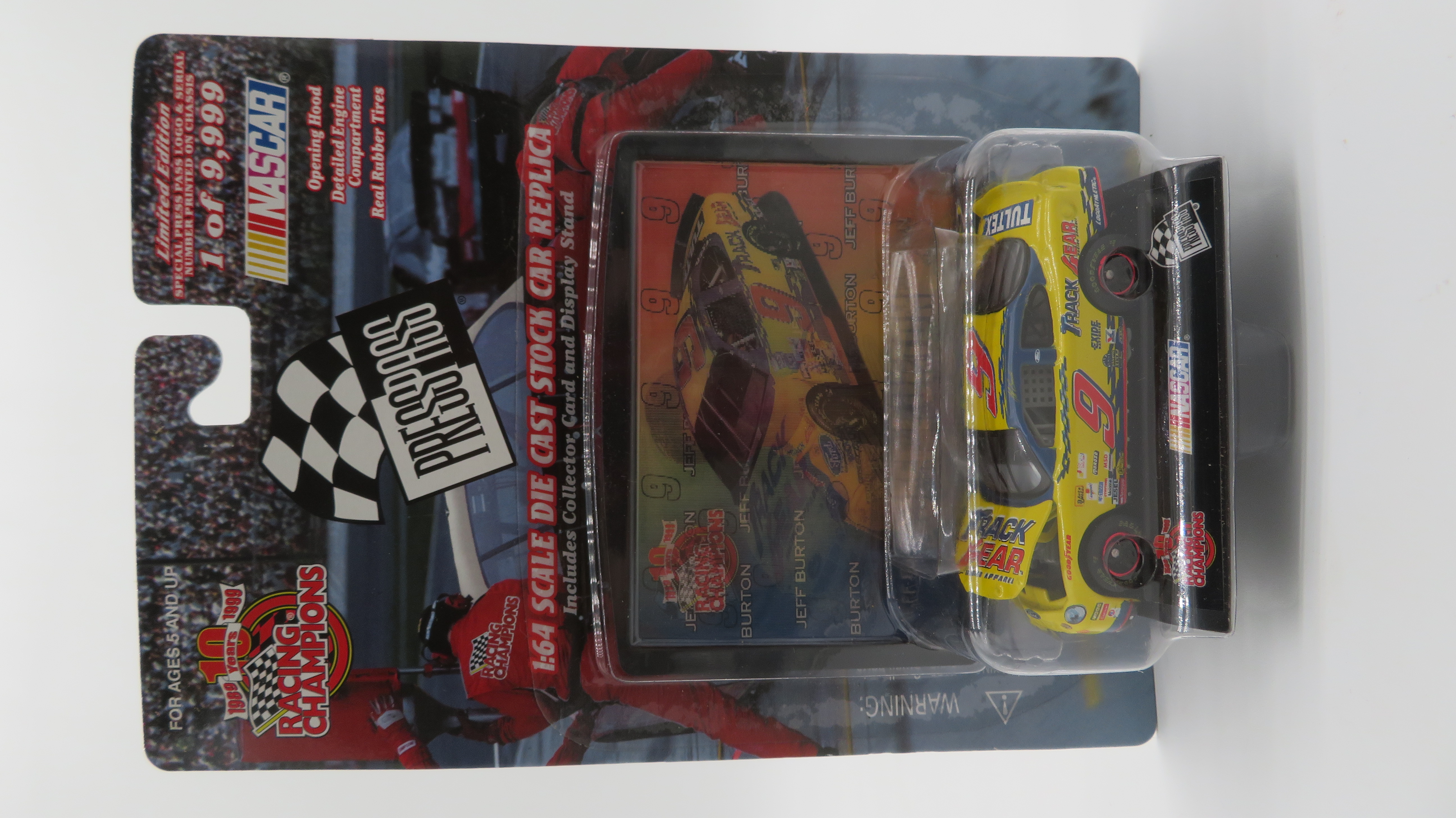 Jeff Burton 1999 #9 Track Gear 1:64 Press Pass Racing Champions