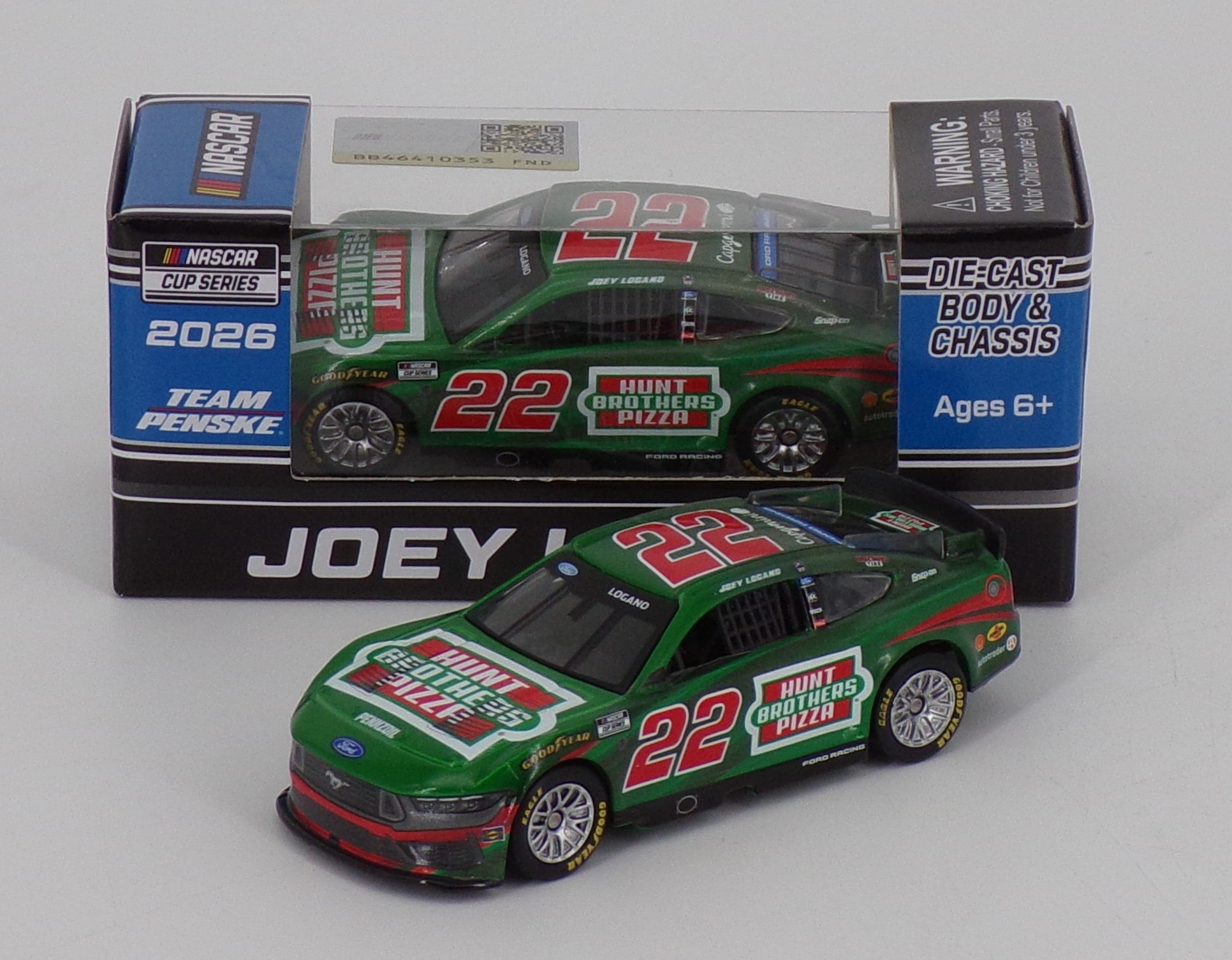 Joey Logano 2026 Hunt Brothers Pizza 1:64 Nascar Diecast
