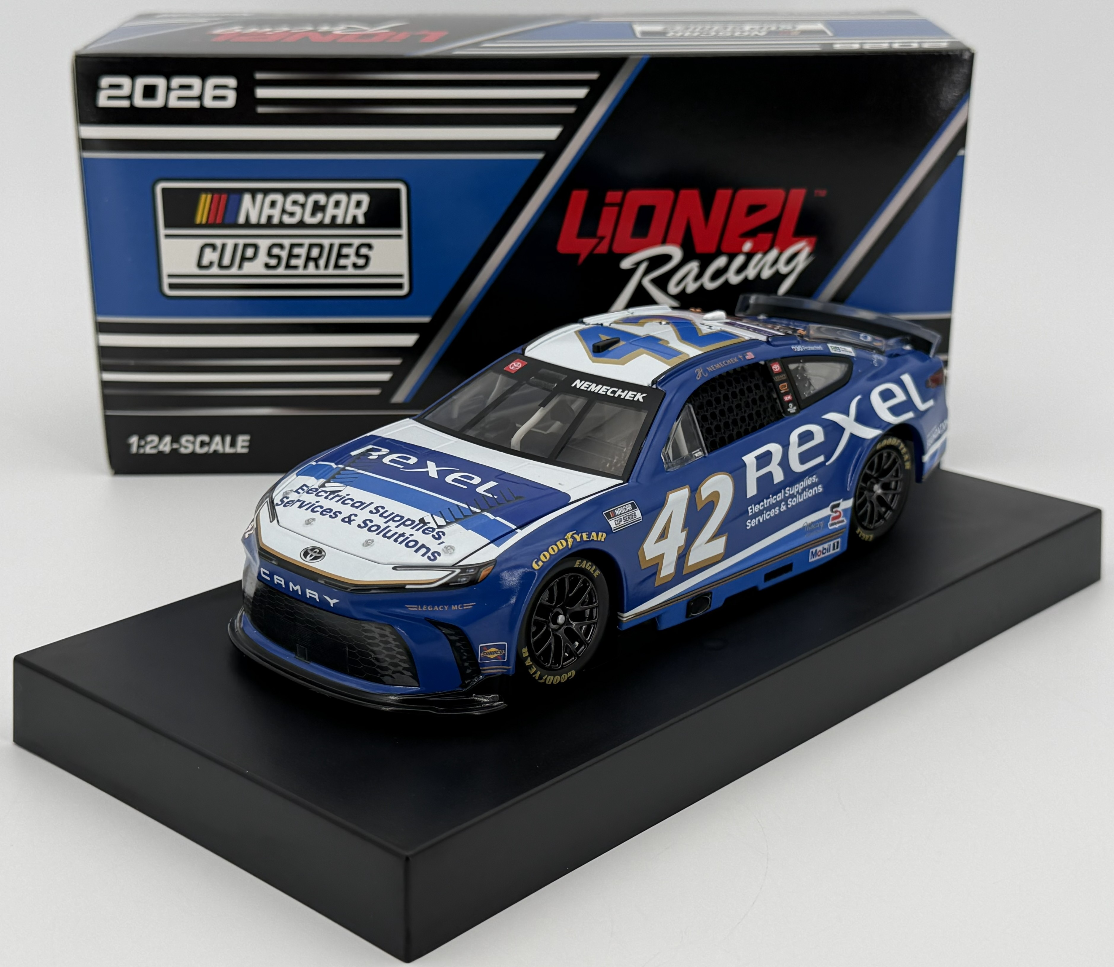 John Hunter Nemechek 2026 Rexel 1:24 Nascar Diecast