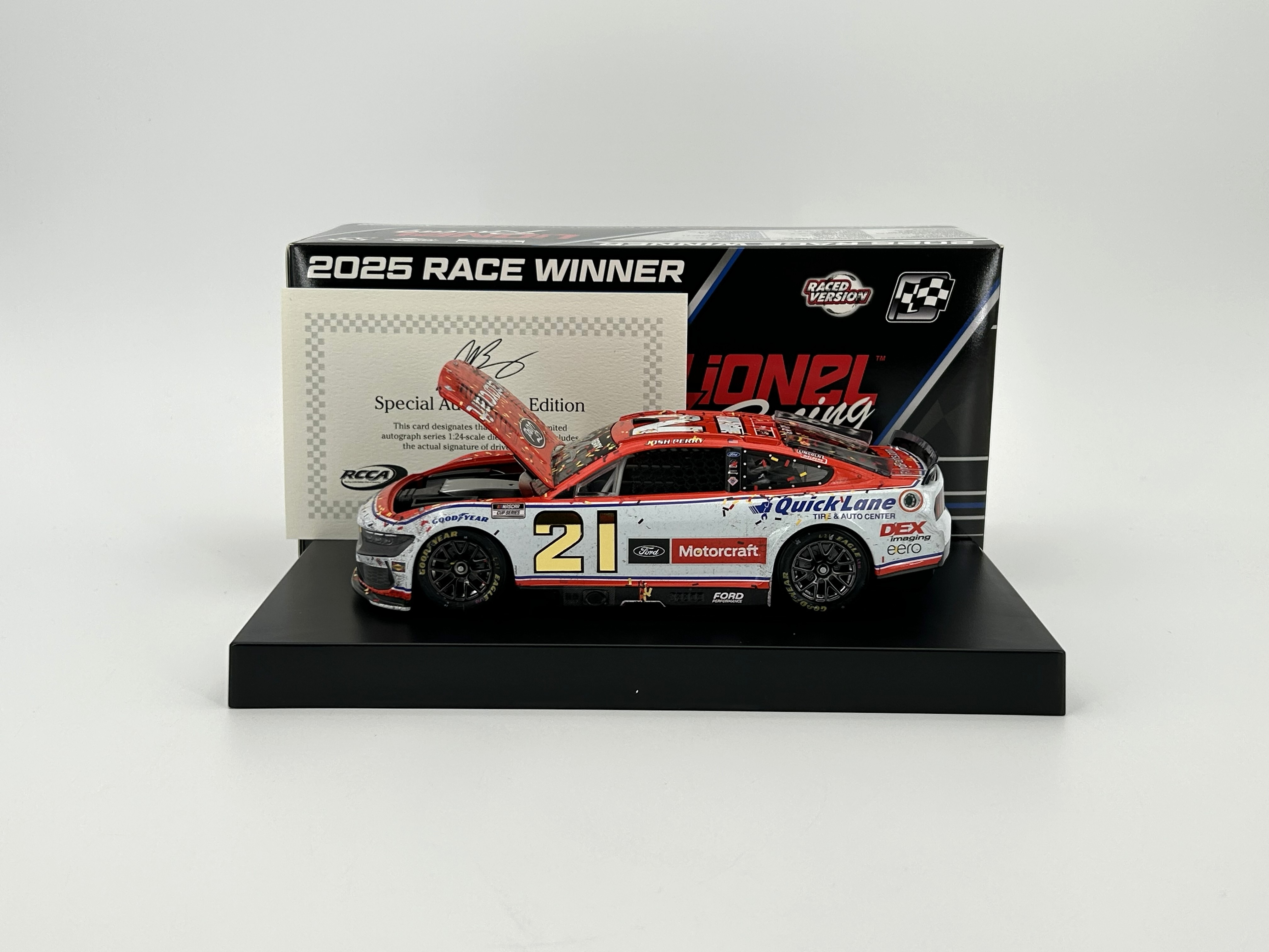 Josh Berry Autographed 2025 Motorcraft / Las Vegas 3/16/25 Race