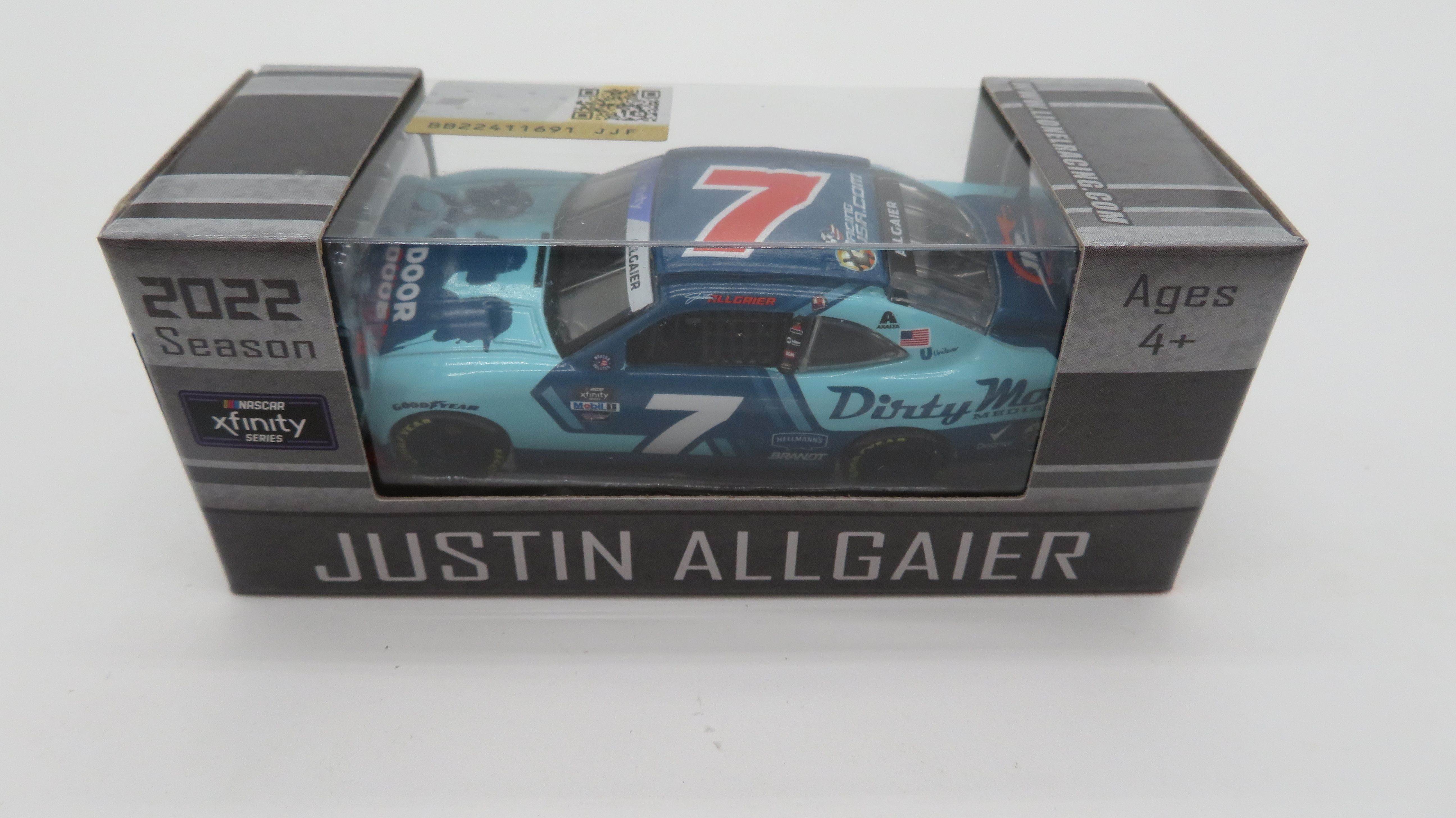 Justin Allgaier 2022 Door Bumper Clear Podcast 1:64 Nascar Diecast