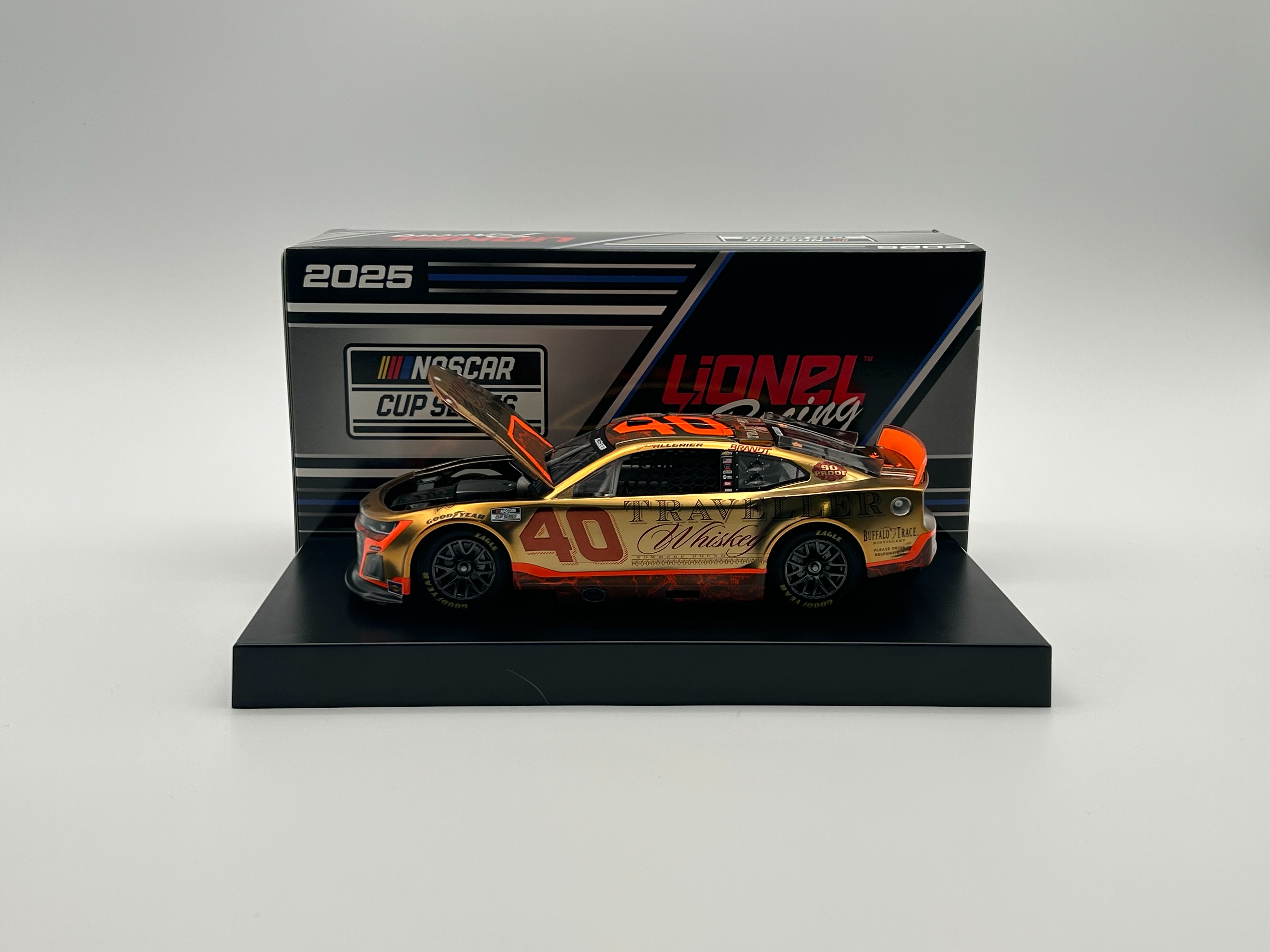 マルセル　ワンダーズコレクション　2025 2024 Justin Allgaier 2025 Traveller Whiskey 1:24 Color Chrome w/STAMP