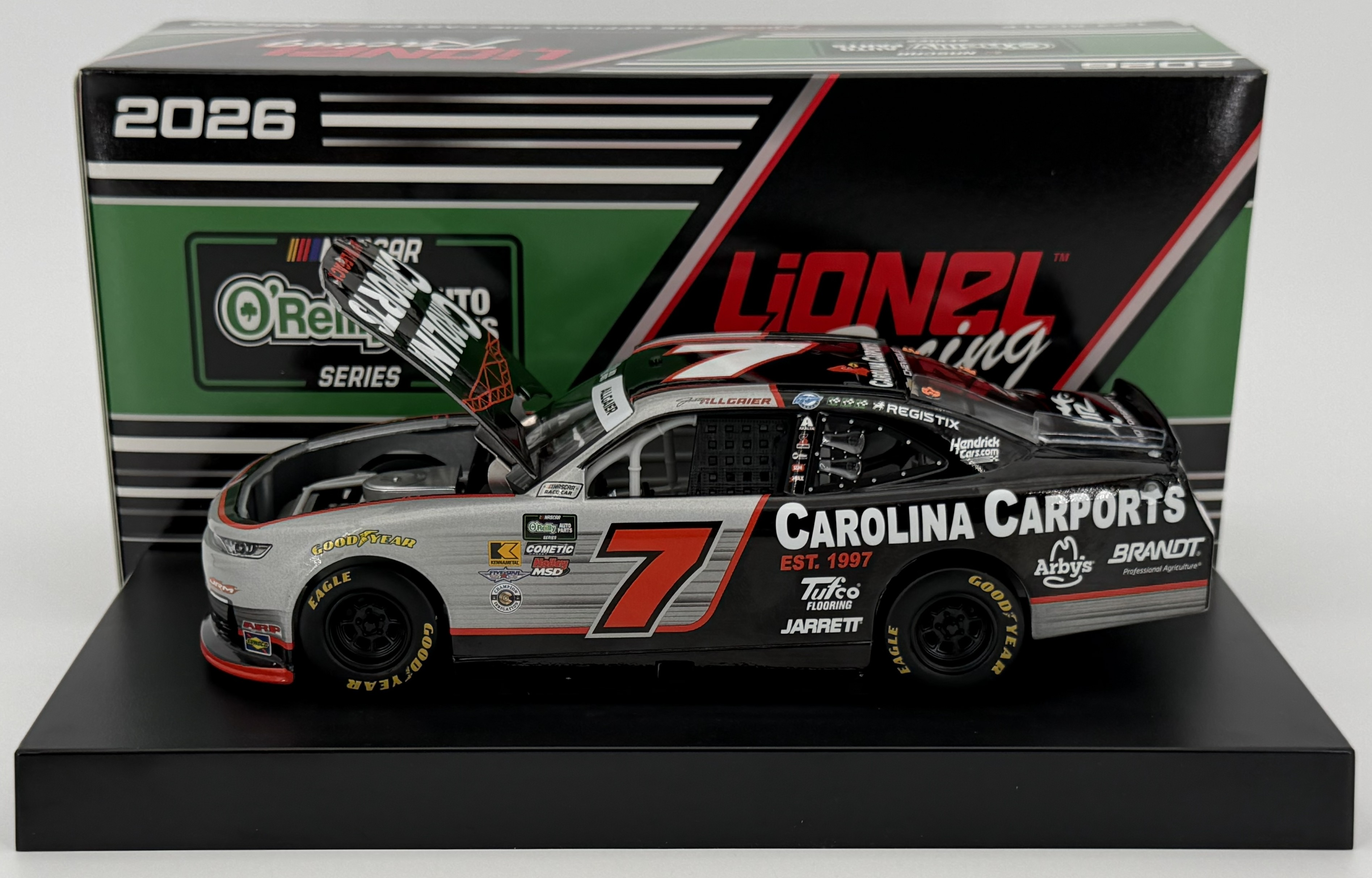 Justin Allgaier 2026 Carolina Carports 1:24 Xfinity Diecast