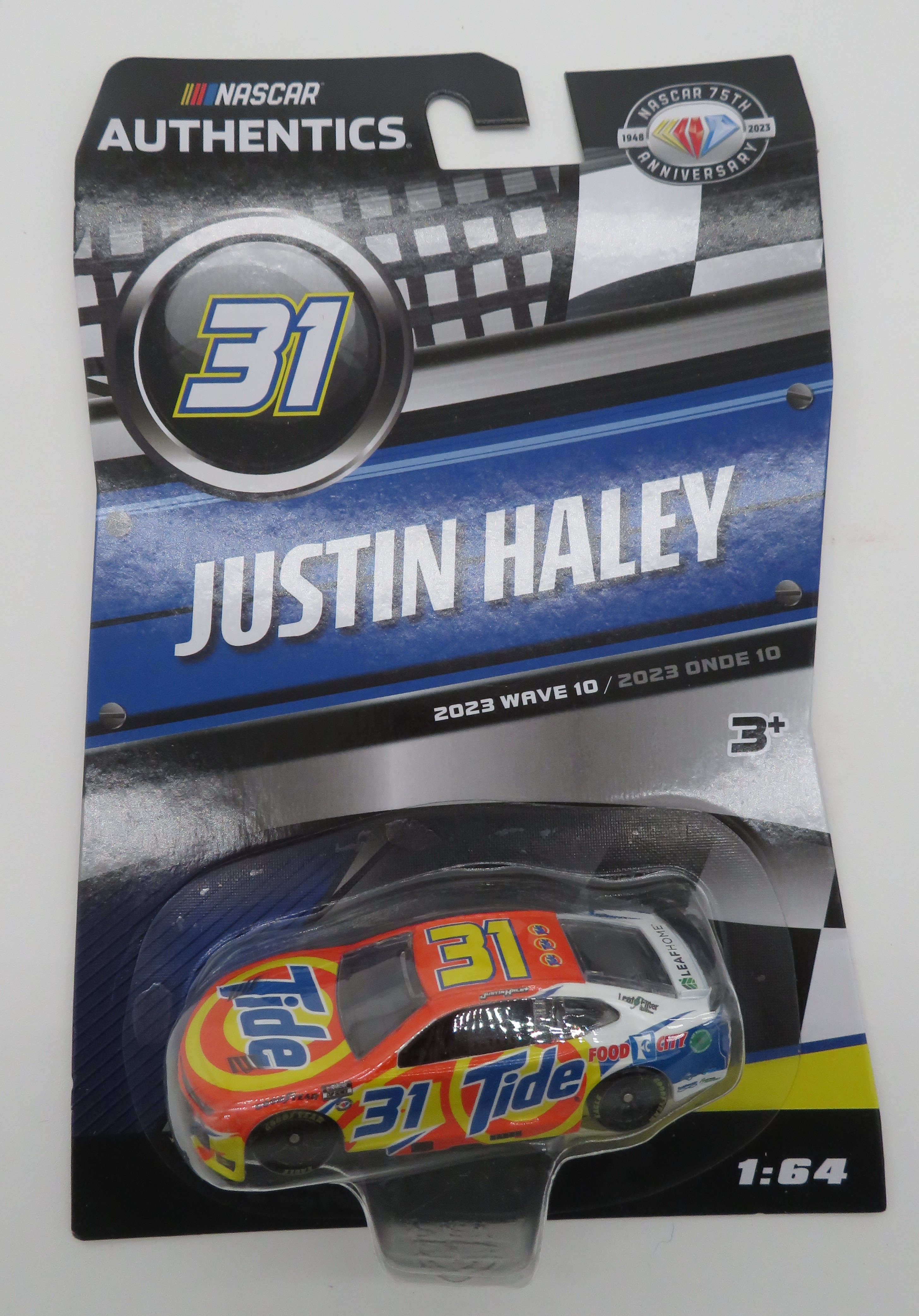 Justin Haley 2023 Tide 1:64 Wave 10 Nascar Authentics
