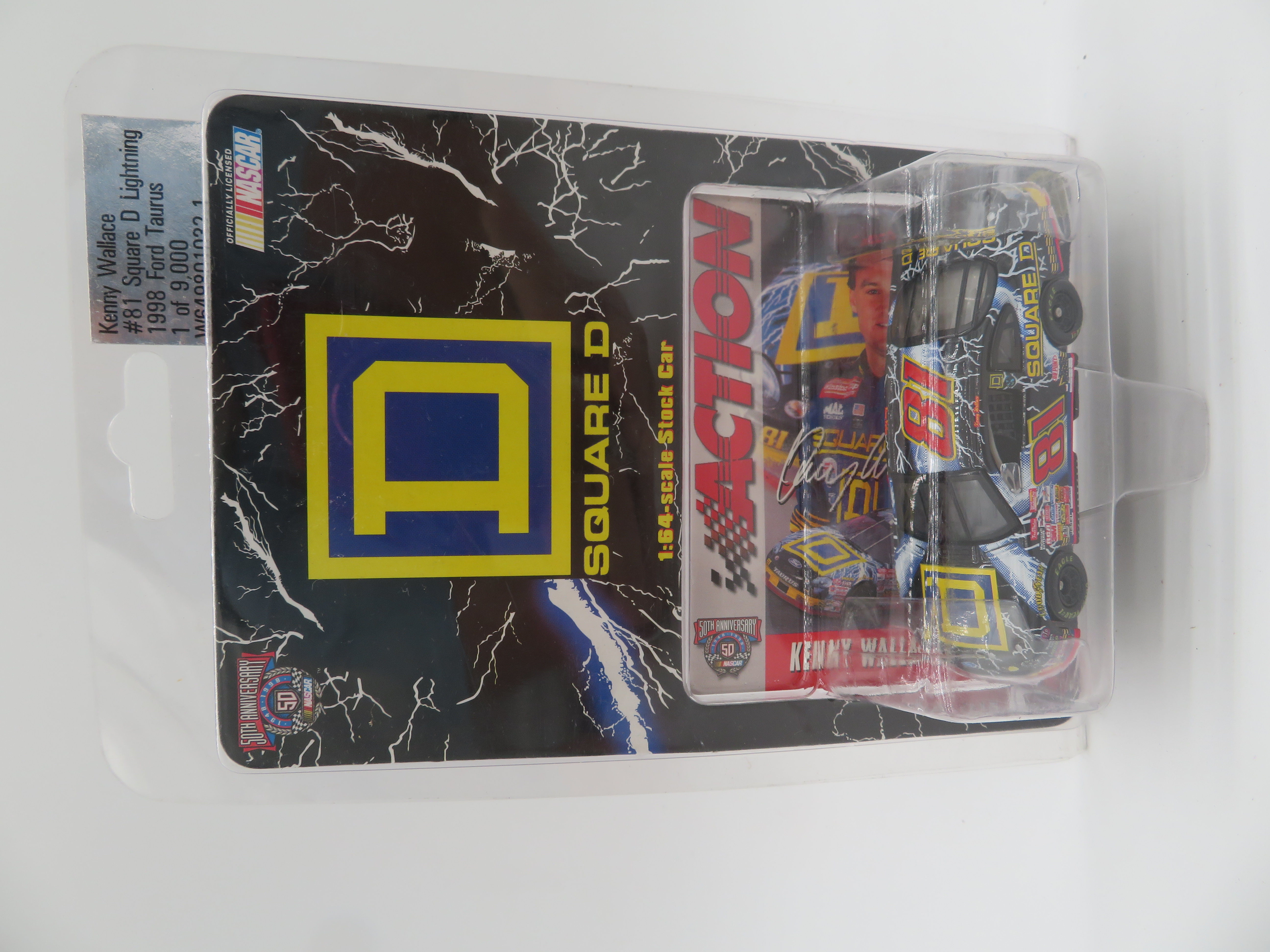 Kenny Wallace 1998 #81 Square D Lightning 1:64 Nascar Diecast