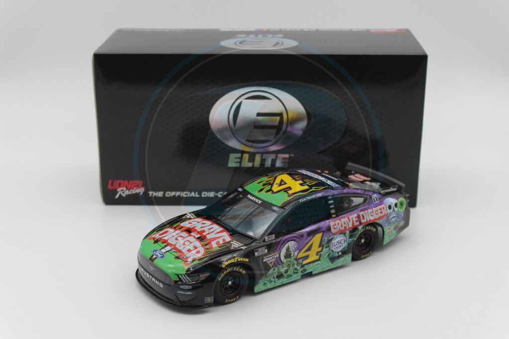 Kevin Harvick Signed LE NASCAR #4 Grave Digger 2021 Mustang - 1:24