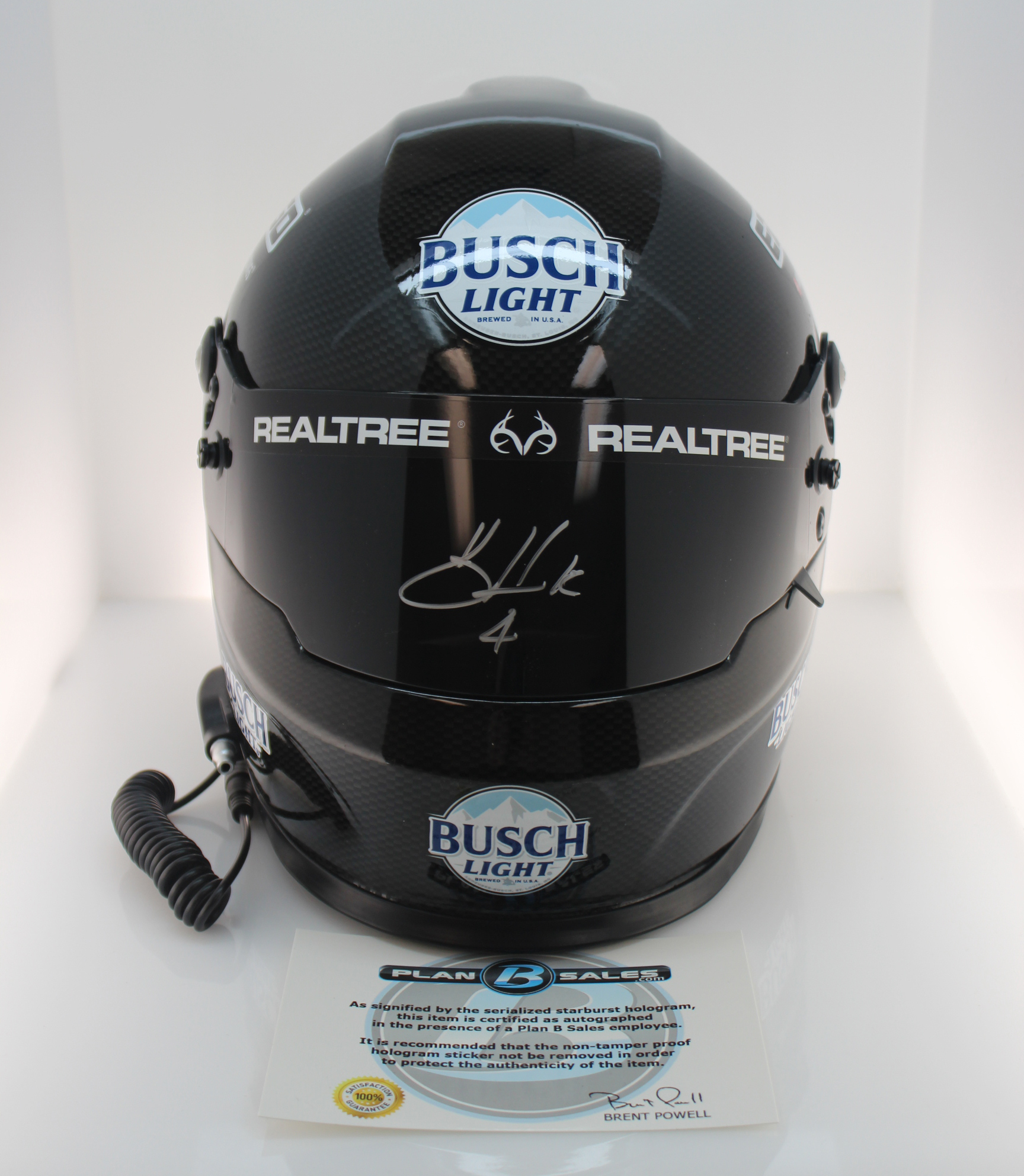 BrandArt Kevin Harvick 2020 Collectible Busch Light Replica #4 Mini Helmet 