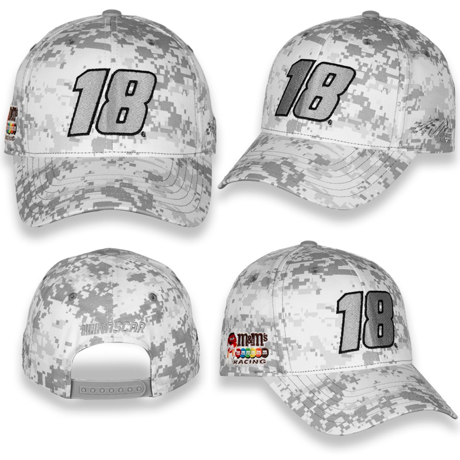 Kyle Busch #18 Digi Camo Hat - Adult OSFM