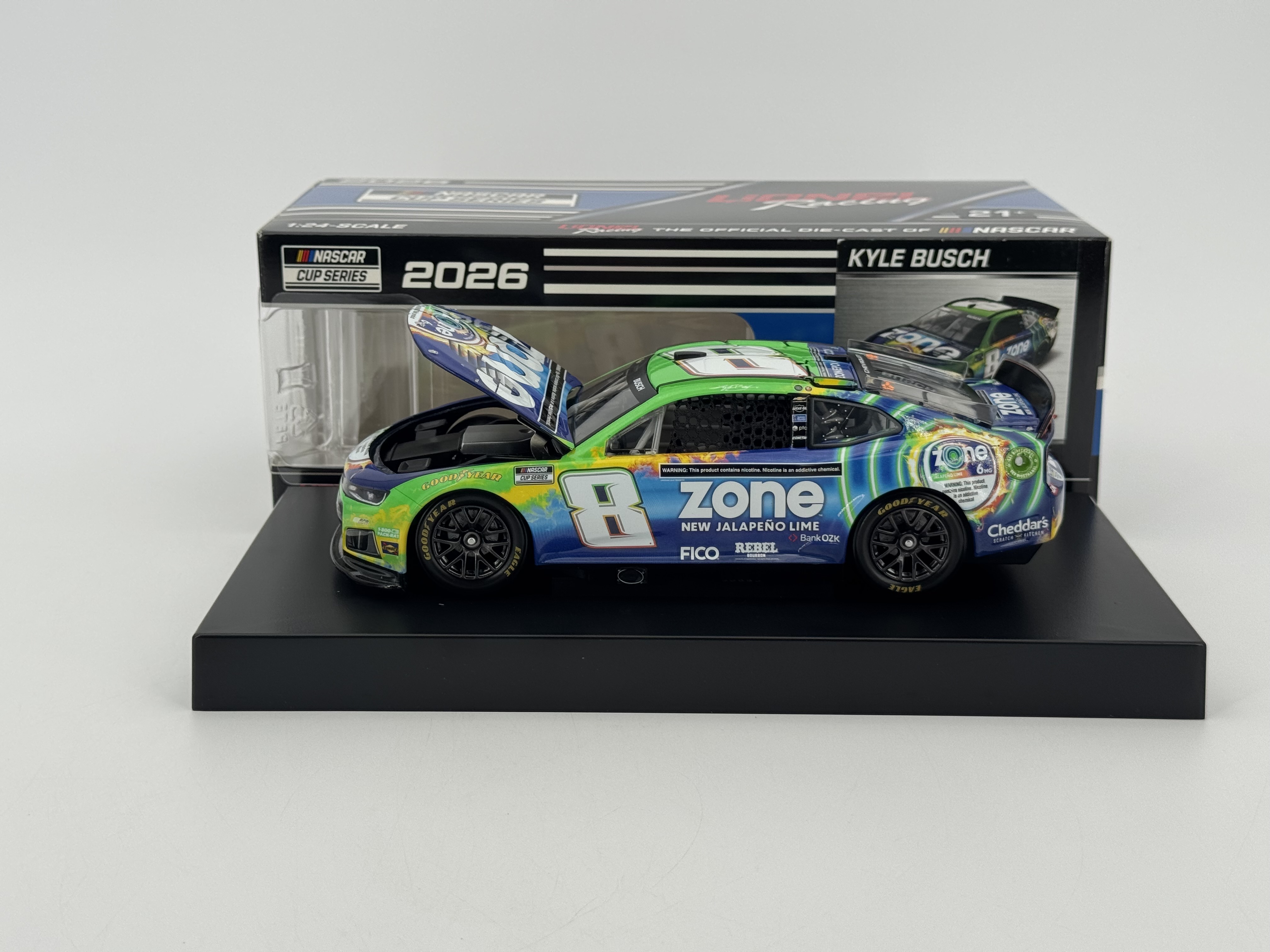 Kyle Busch 2026 Zone Jalapeno Lime 1:24 Nascar Diecast