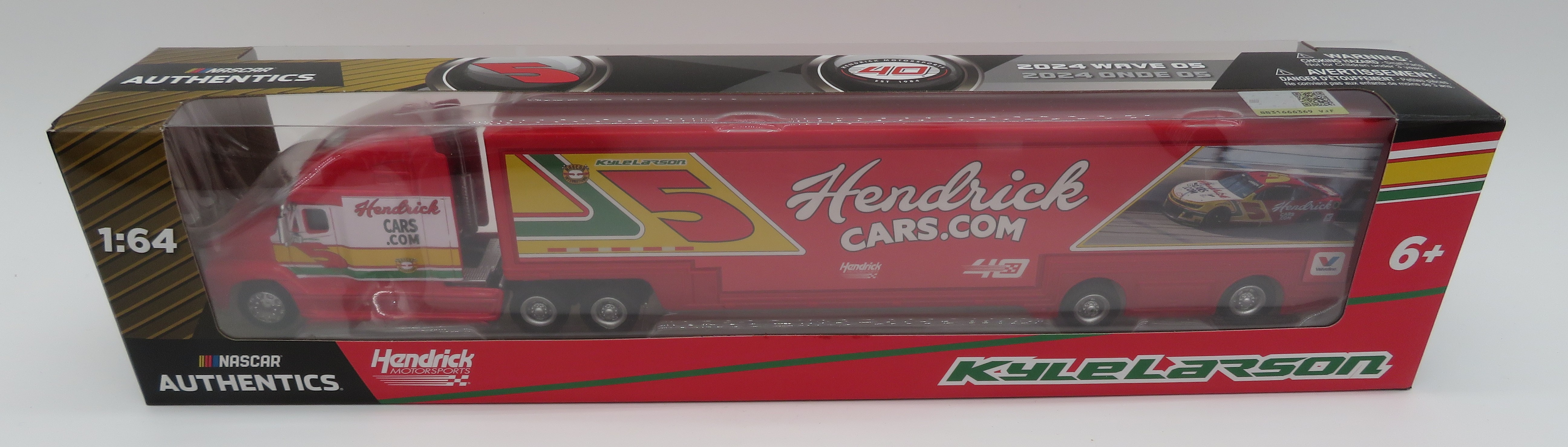 Kyle Larson 2024 Hendrickcars.com Throwback Wave 5 1:64 Nascar
