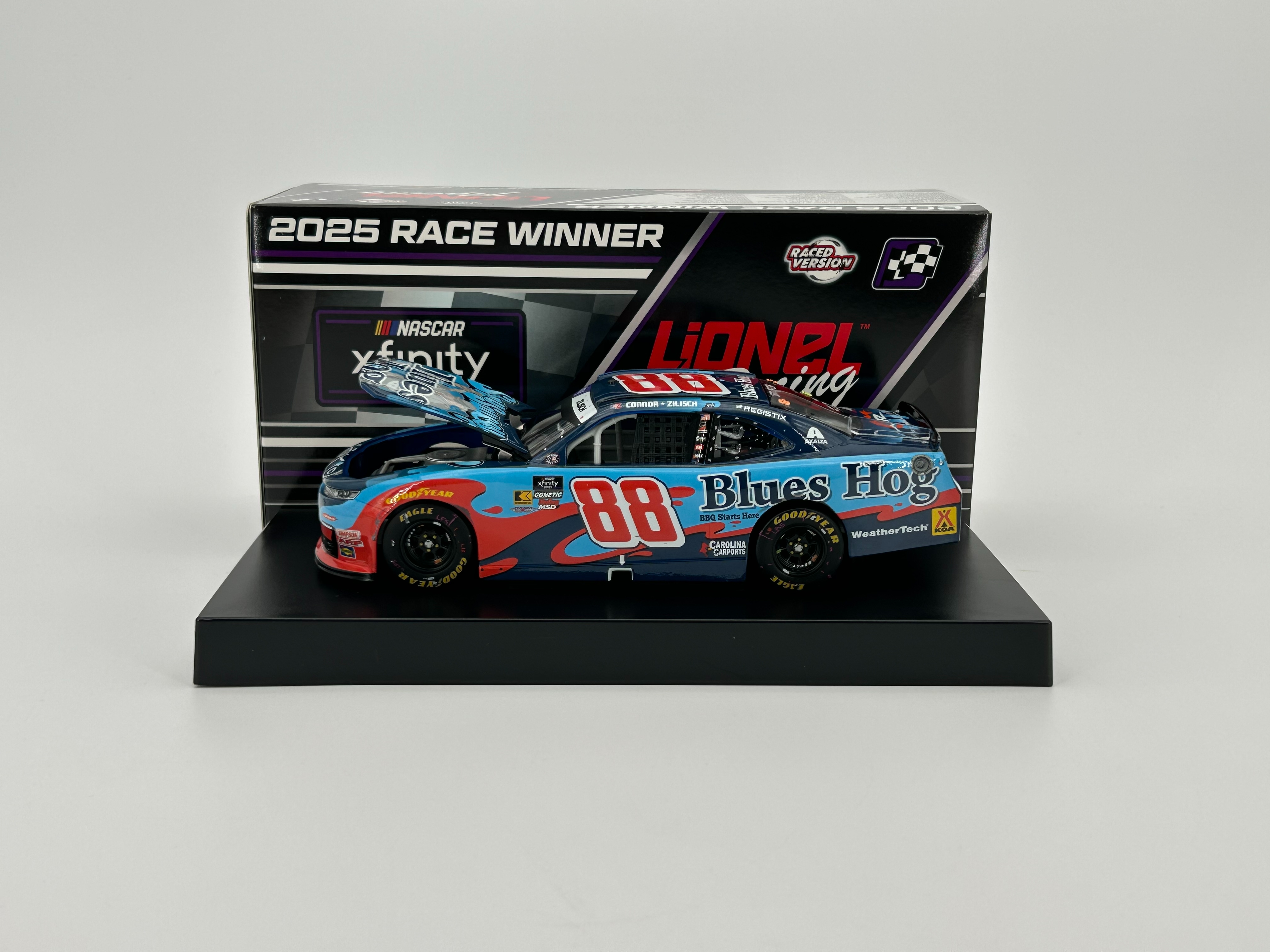 Kyle Larson 2025 Blues Hog Texas 5/3/25 Race Win 1:24 Nascar Diecast
