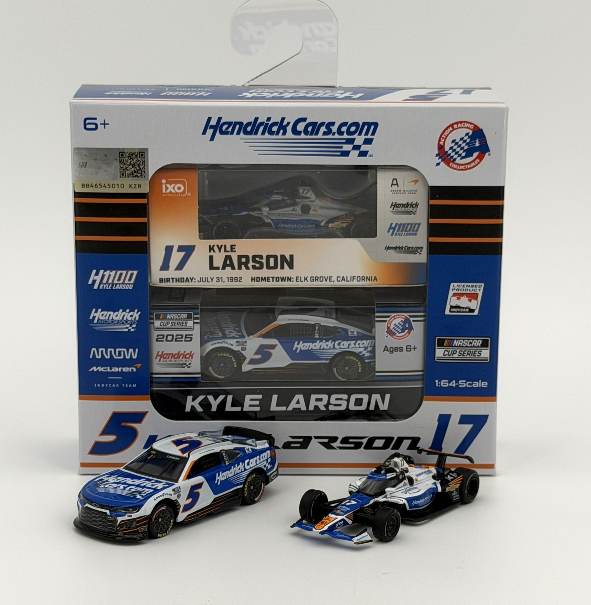 Kyle Larson 2025 Hendrick 1100 1:64 Nascar 2 car set