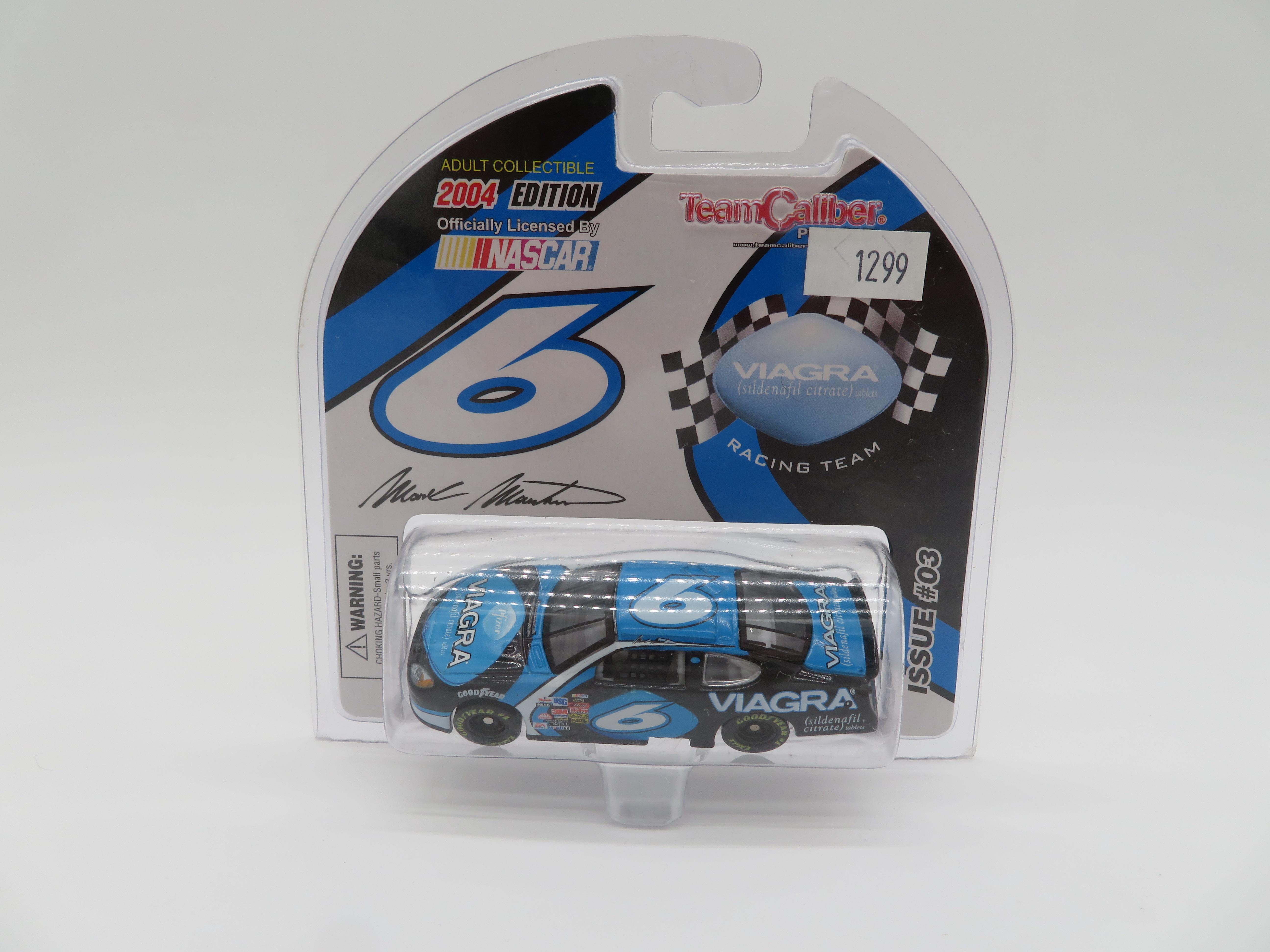 Mark Martin 2004 #6 Viagra 1:64 Team Caliber Pit Stop Nascar Diecast