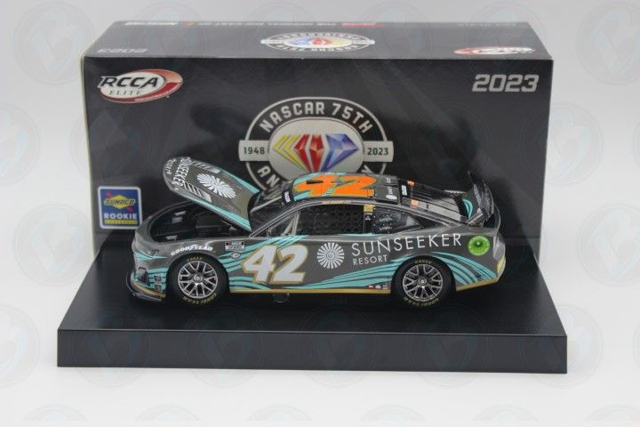 NASCAR 2023, Noah Gragson #42 Auto Sunseeker Resort, Diecast 1/64 Lionel, Nuovo - Foto 3