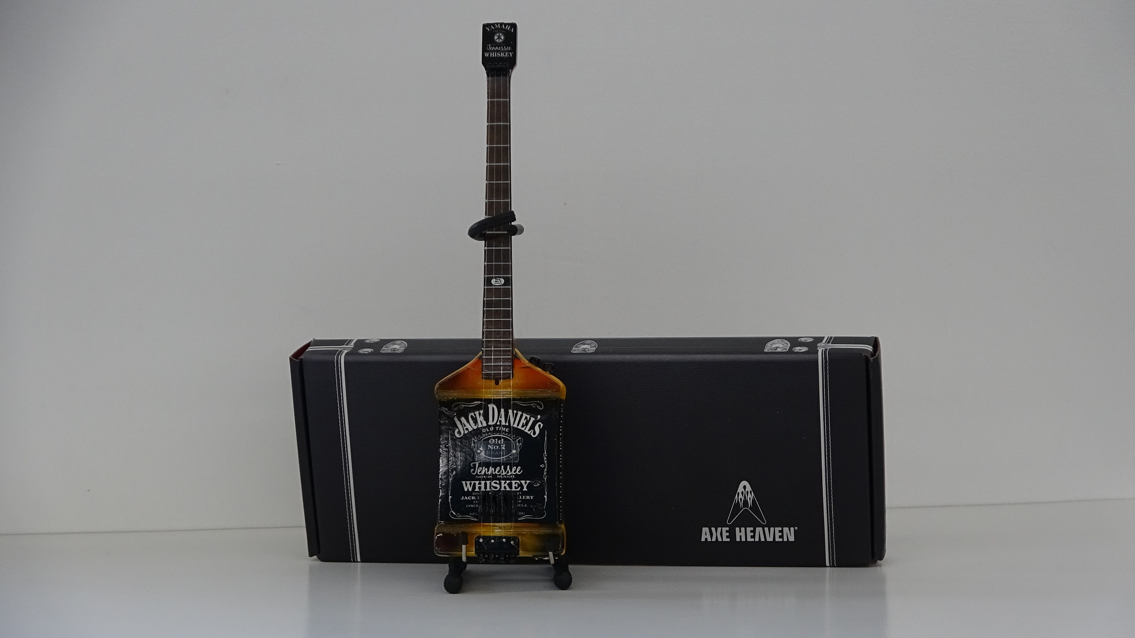 Officially Licensed Michael Anthony Jack Daniel’s Bass Mini Guitar Replica  Collectible