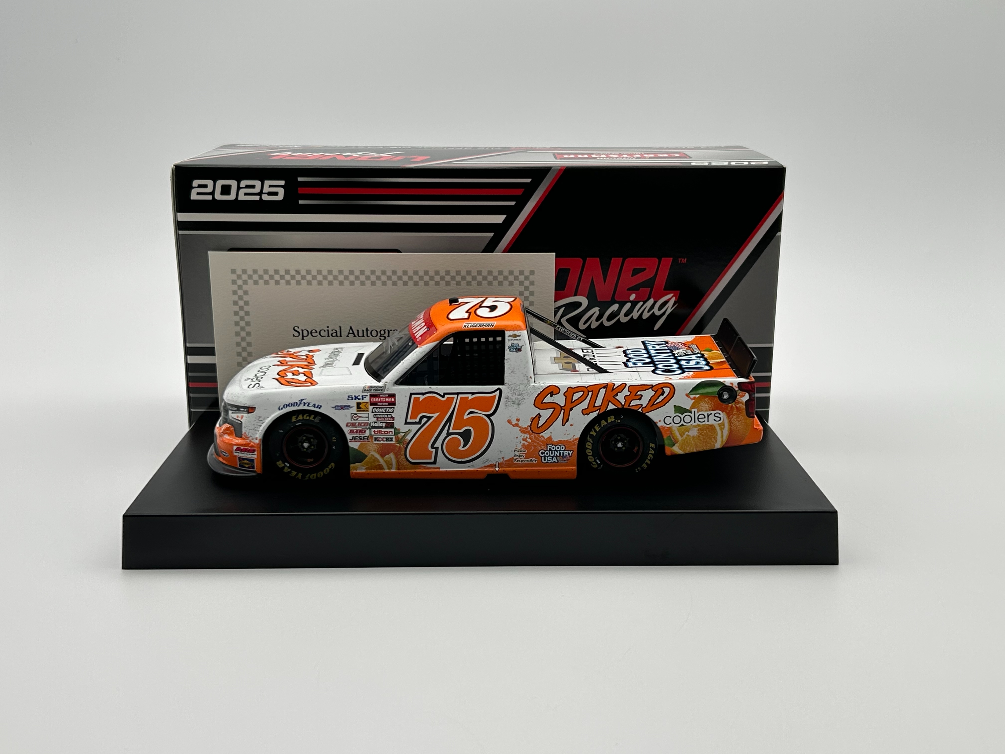 Parker Kligerman Autographed 2025 Spiked Coolers Daytona 2/14 Race