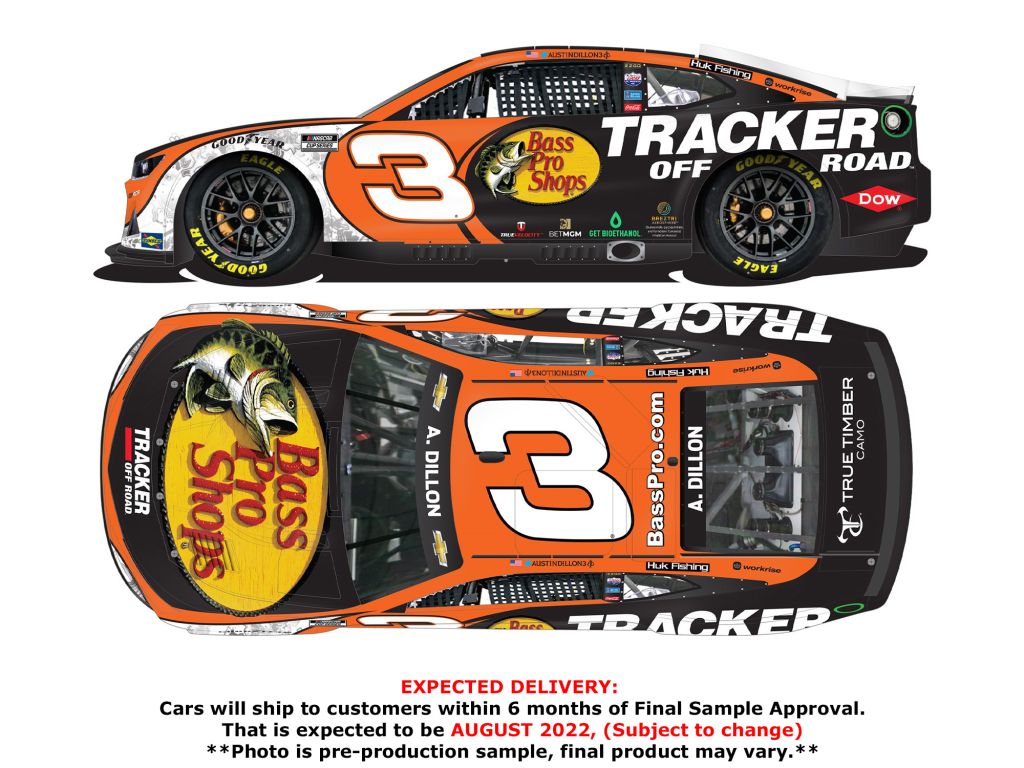 Austin Dillon 2022 Bass Pro Shops 1:64 