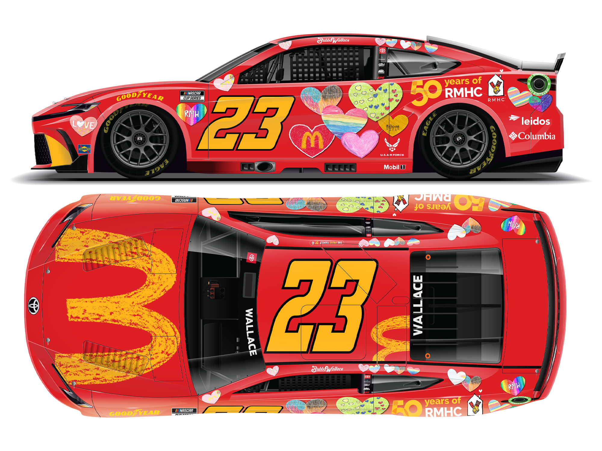 Bubba Wallace 2024 McDonald's Gift To RMHC 1:24 Nascar Diecast