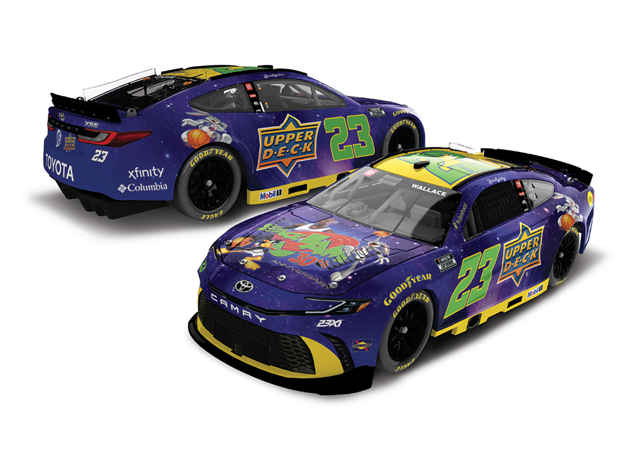 【PSA9】　ナガバシャワーズ Bubba Wallace 2026 Upper Deck/Space Jam 1:24 Nascar Diecast