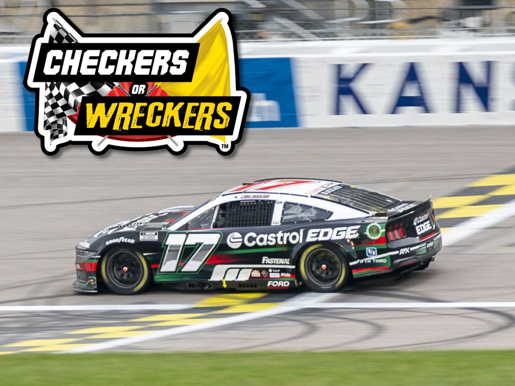 Chris Buescher 2024 Castrol Edge Kansas 5/5 Checkers or Wreckers 1