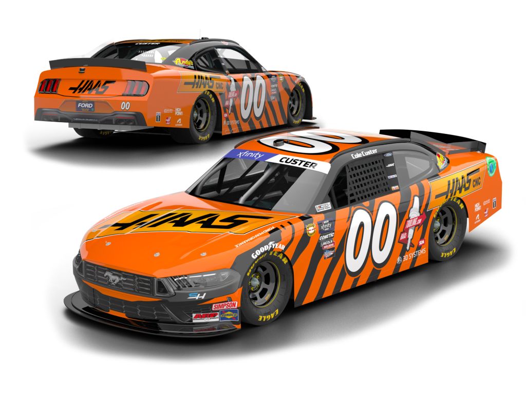 Cole Custer 2024 Haas Throwback 1:64 Nascar Diecast - Xfinity Series