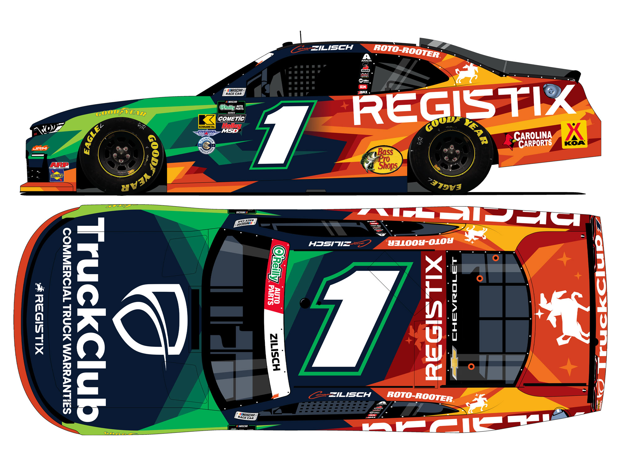 Connor Zilisch 2026 Registix Truck Club 1:24 Nascar Diecast - O