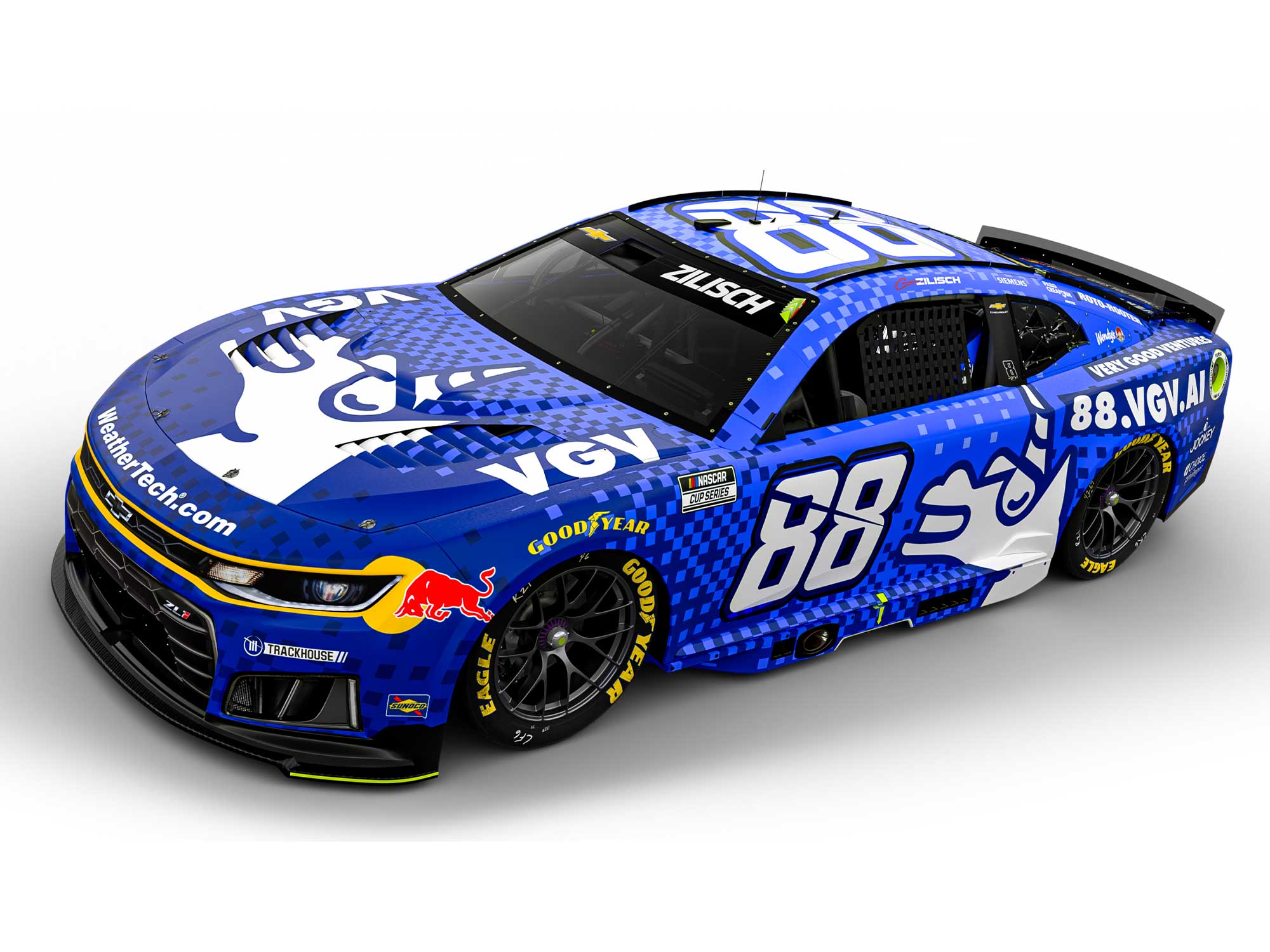 Connor Zilisch 2026 VGV.AI 1:24 Color Chrome Nascar Diecast