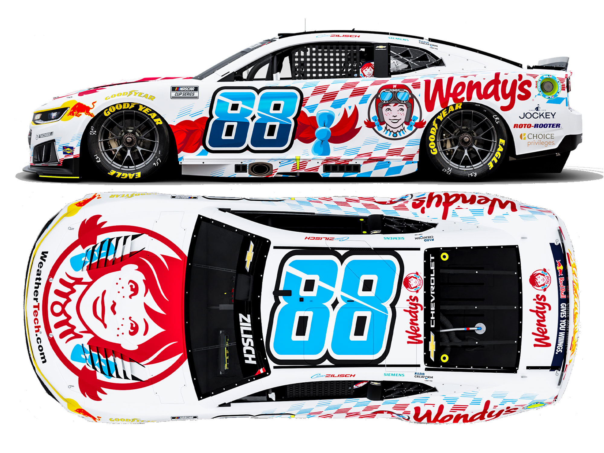 Connor Zilisch 2026 Wendy's 1:24 Nascar Diecast