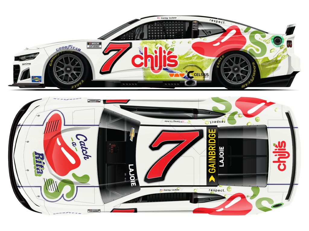 Corey Lajoie 2024 Chili's “Catch a 'Rita” 1:24 Color Chrome Nascar
